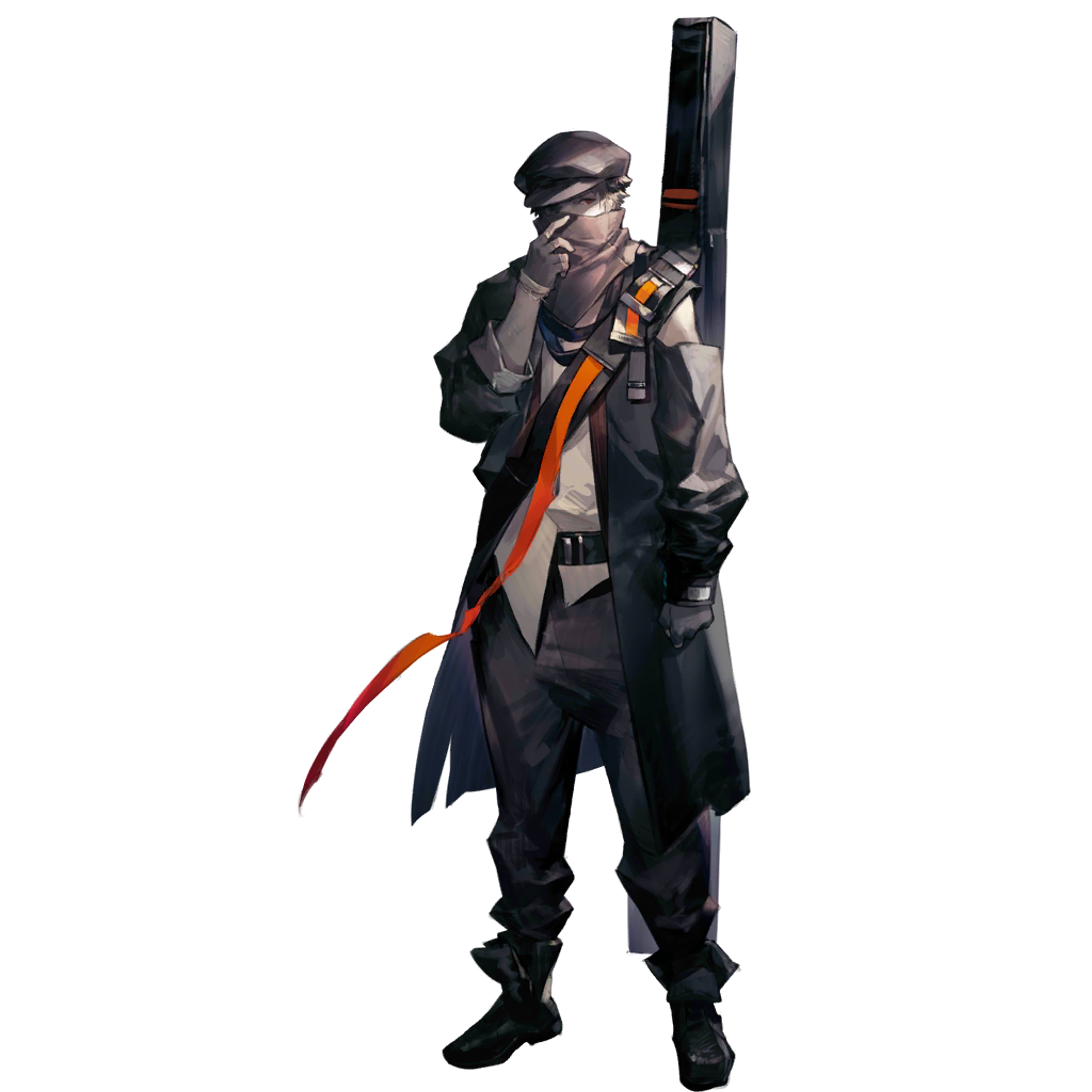 A skilled warrior character wielding a katana sword