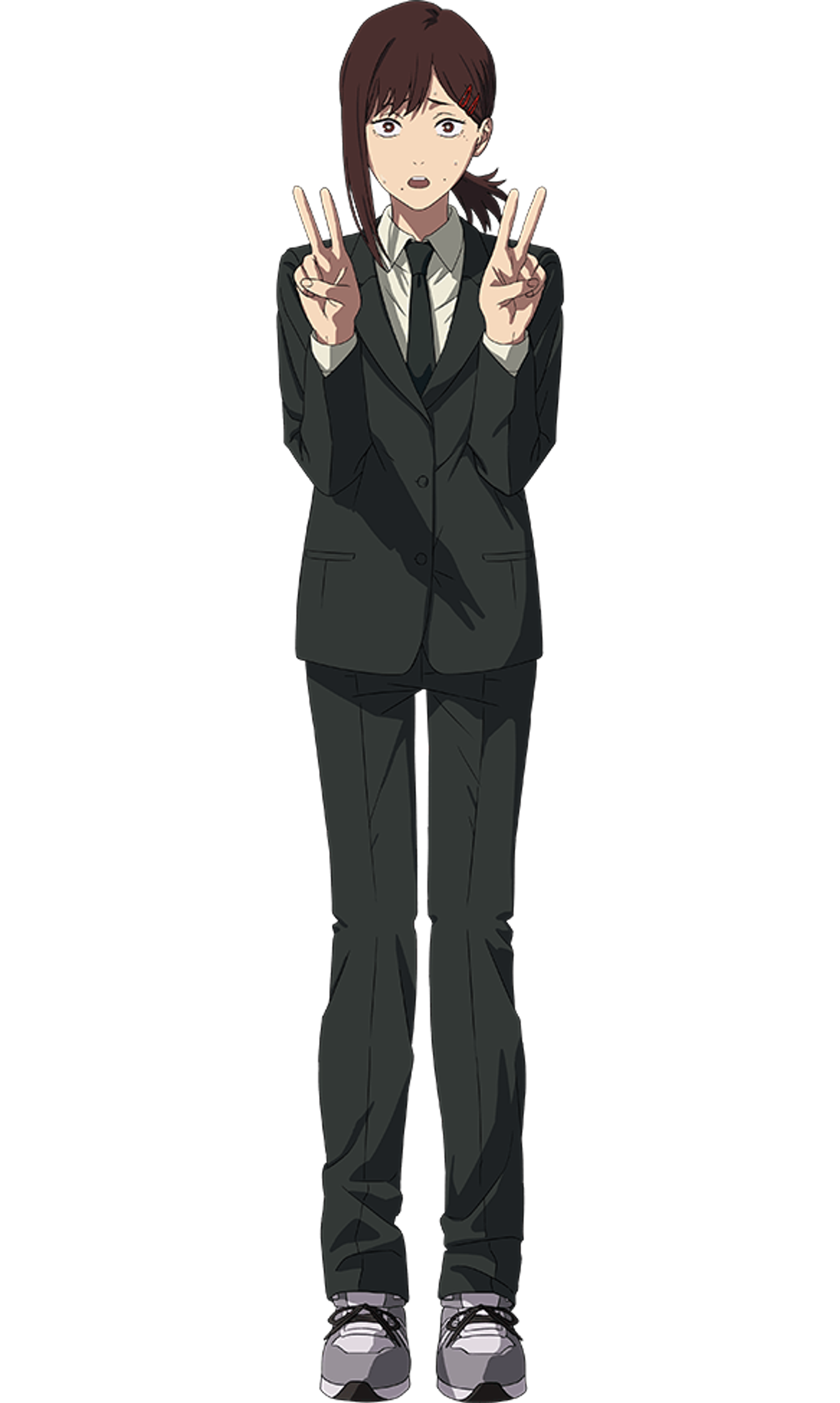 Comes from a poor, large family,Forced to financially support her siblings,Unlucky in most aspects of life,Former devil hunter turned waitress after injury,Haunted by a past trauma