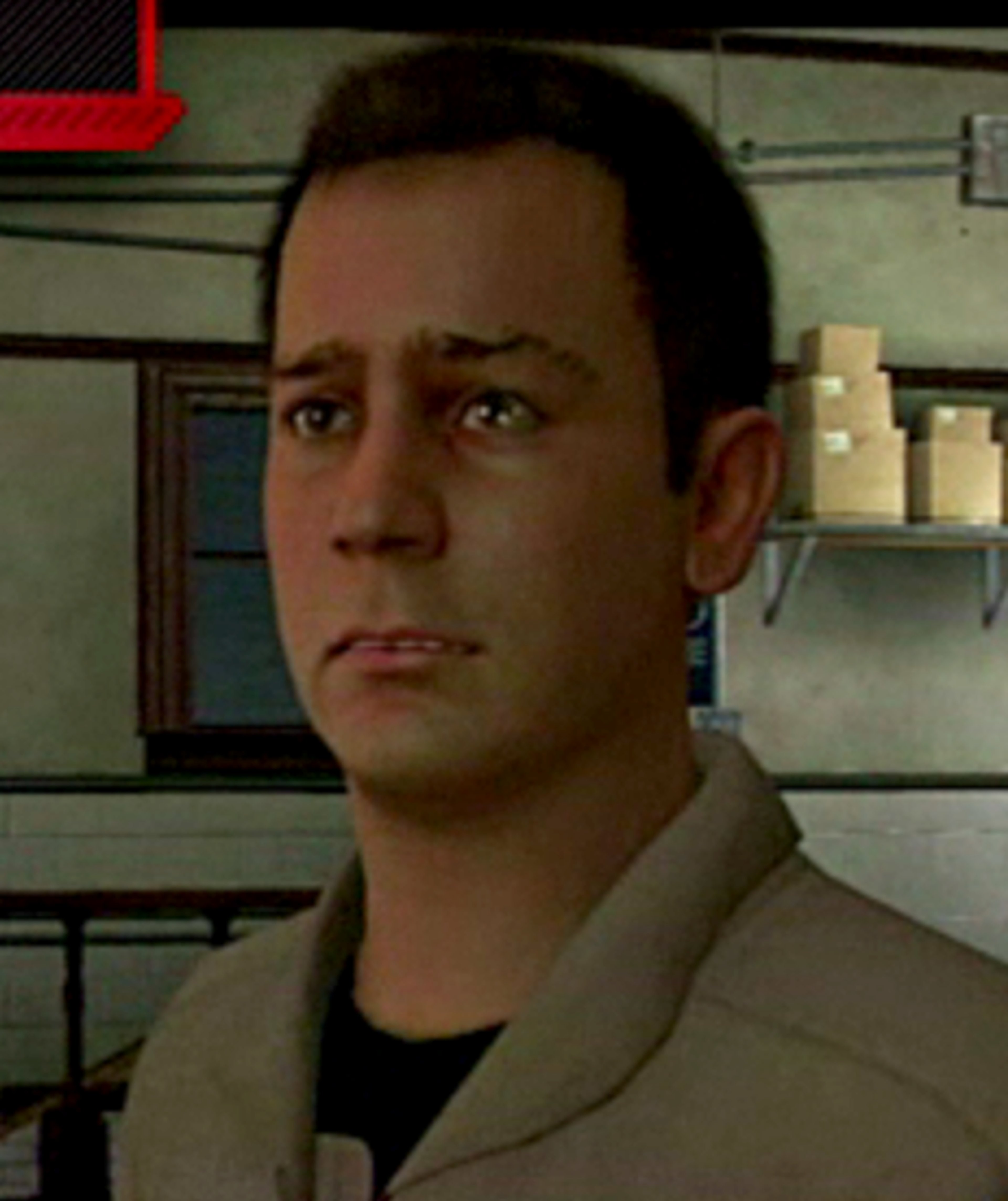 A middle-aged man with a serious expression in a professional setting