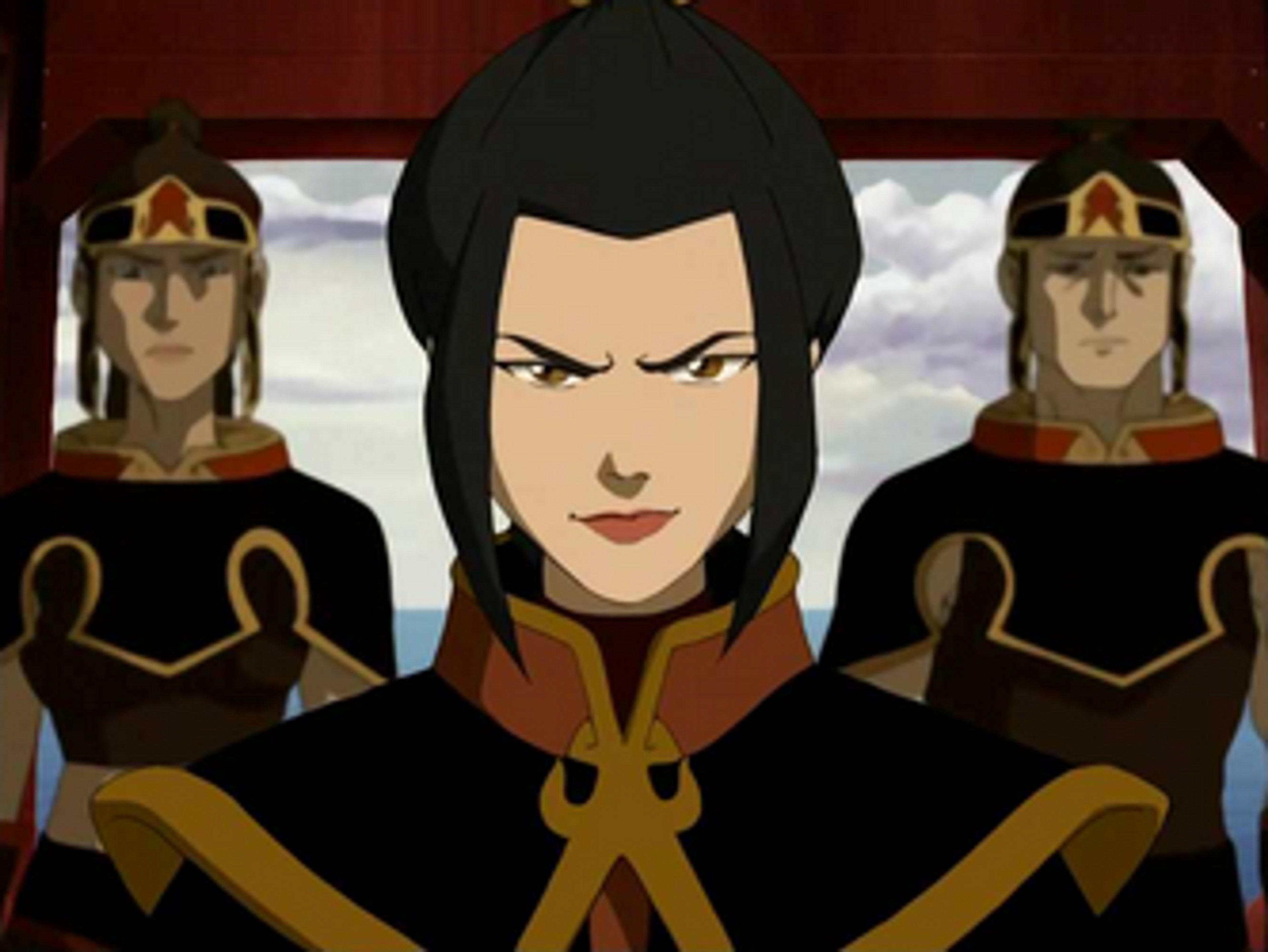 Born lucky and a firebending prodigy,Emotionally abused by her father Ozai,Sent to conquer Ba Sing Se at just 14 yrs old,Leader of an elite team who hunted the Avatar,Always had to be perfect, no room for failure,Slowly descended into paranoia and madness