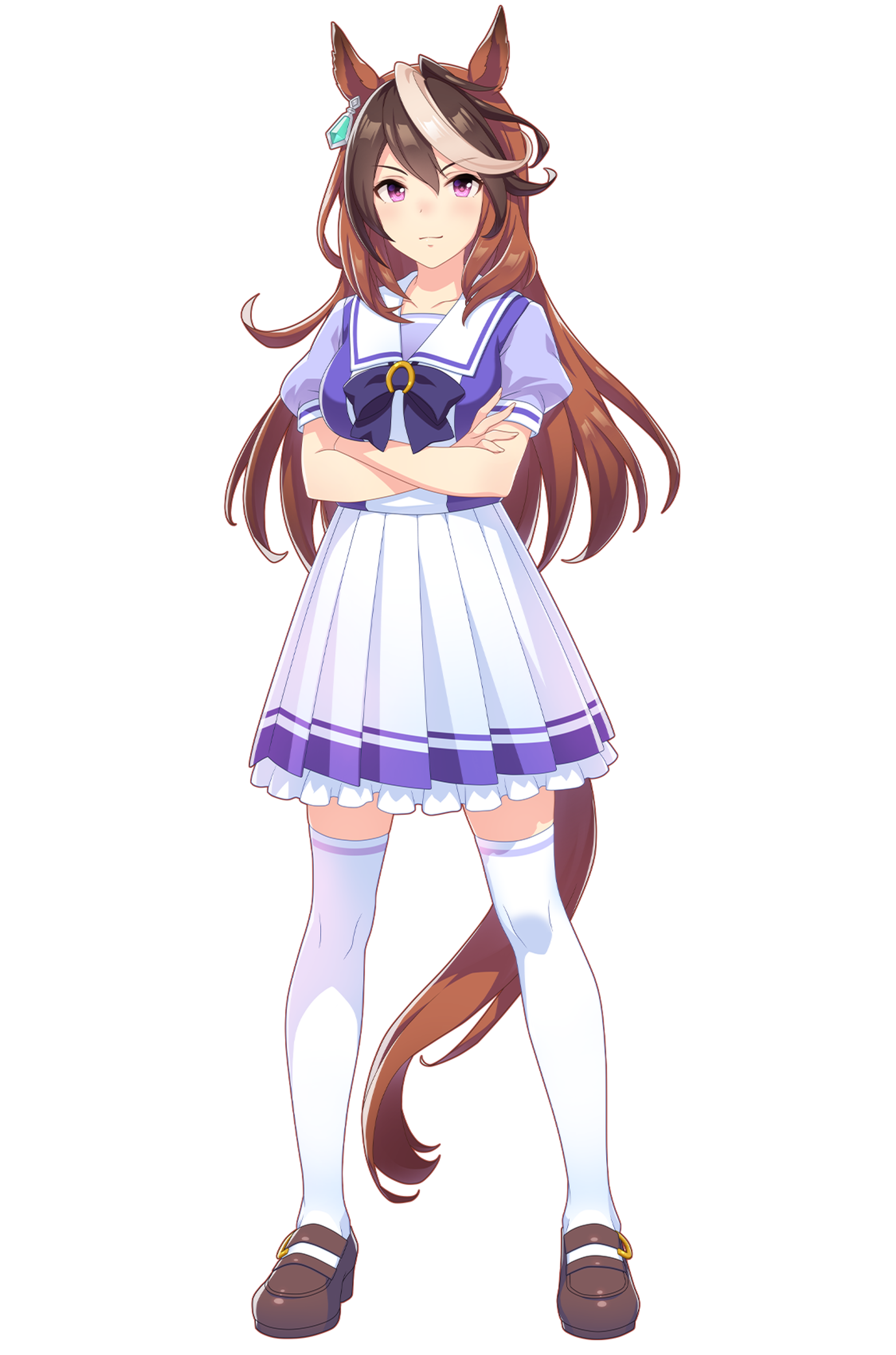 Umamusume character Symboli Rudolf, student council president