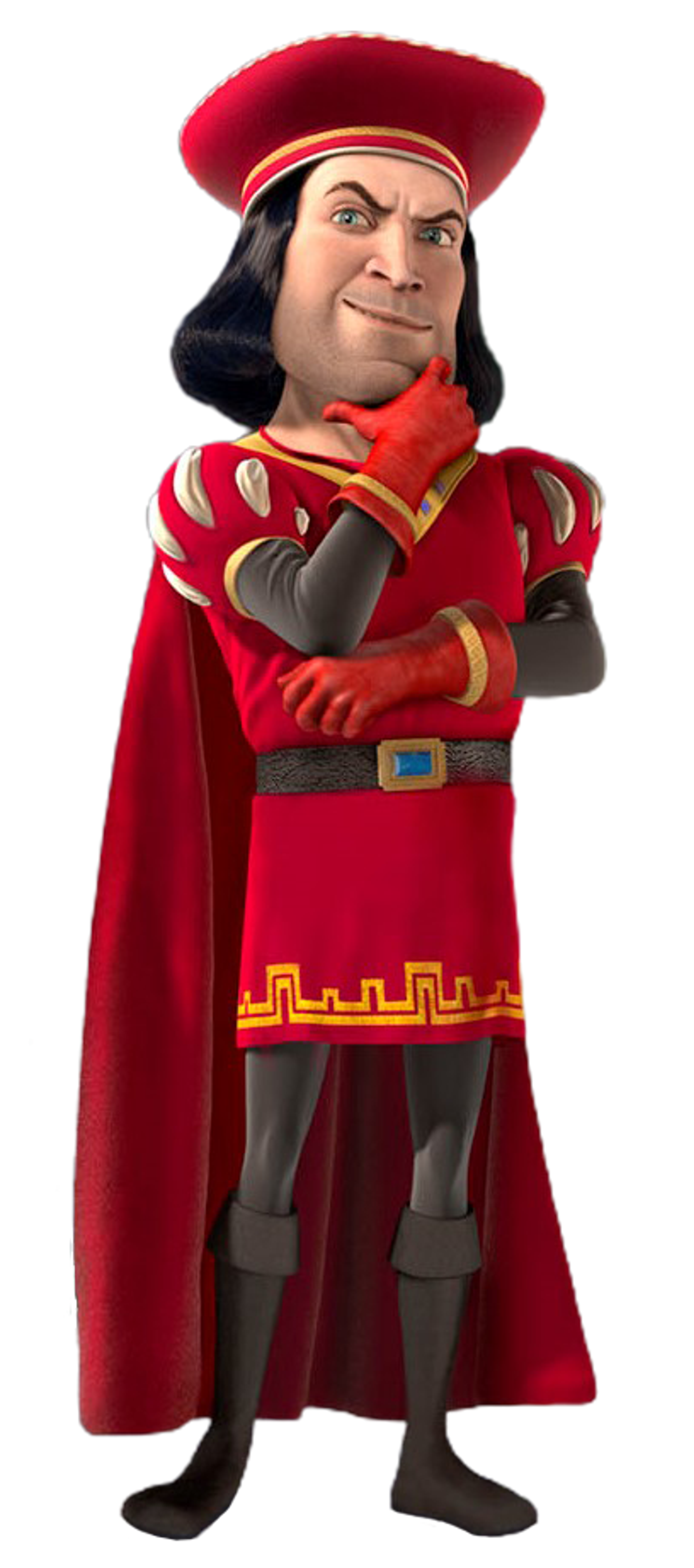 Lord Farquaad, short ruler of Duloc from Shrek