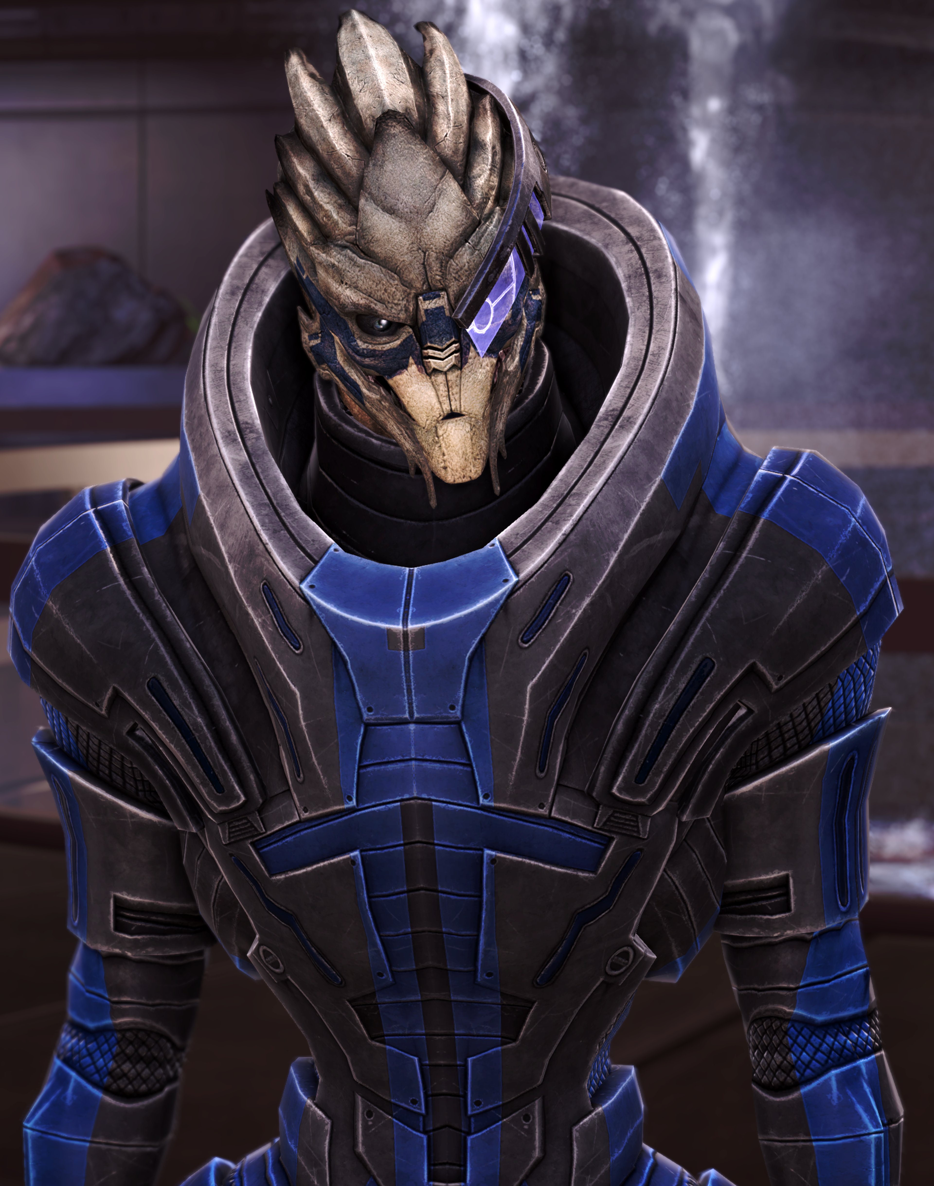 Received military training from a young age as is customary for Turians,Joined the Citadel Security force and showed talent for investigation,Clashed with superiors over an investigation into Saren Arterius,Left C-Sec and joined Commander Shepard's cause to pursue Saren independently