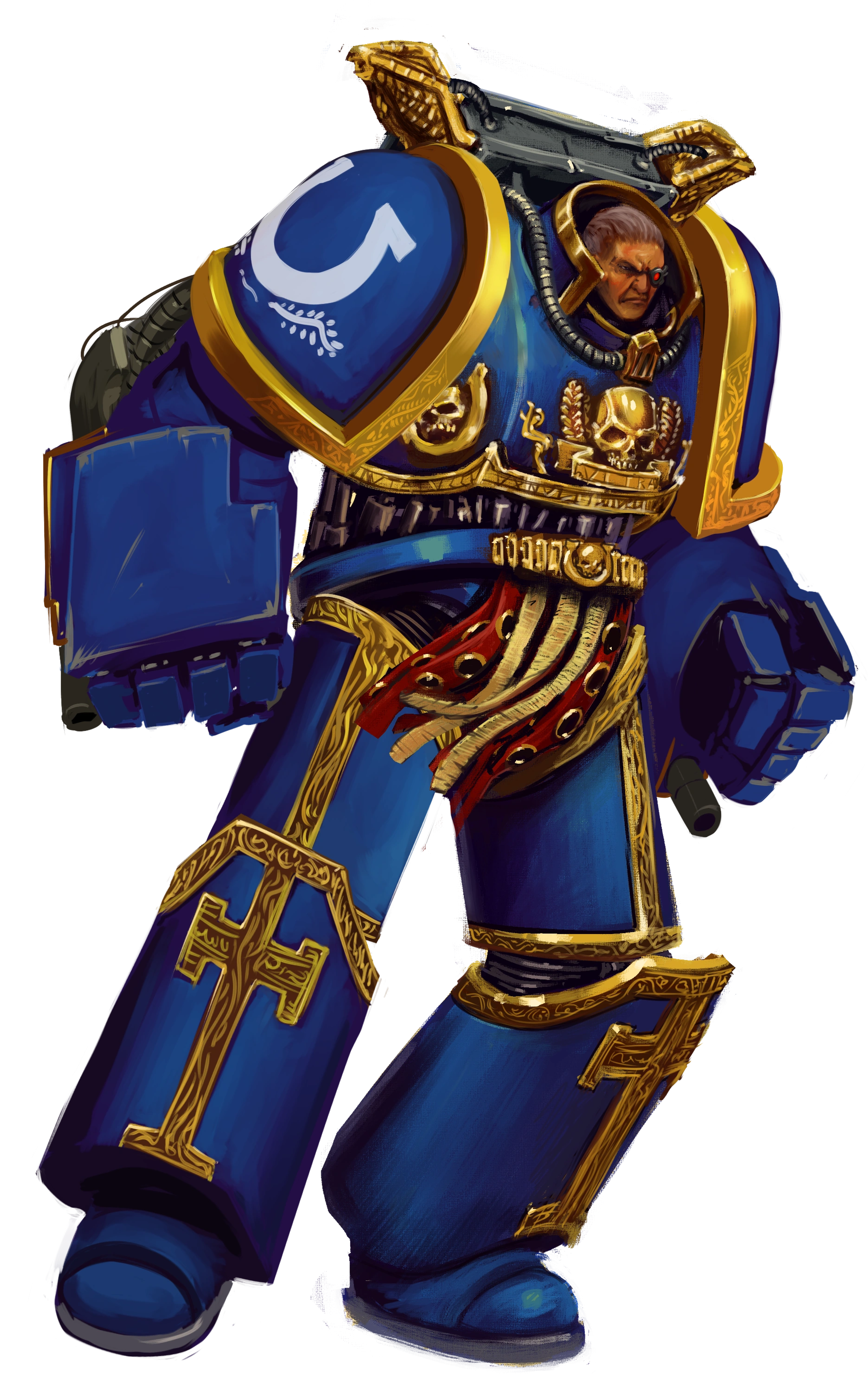 Marneus Calgar, Space Marine Chapter Master in Terminator armor