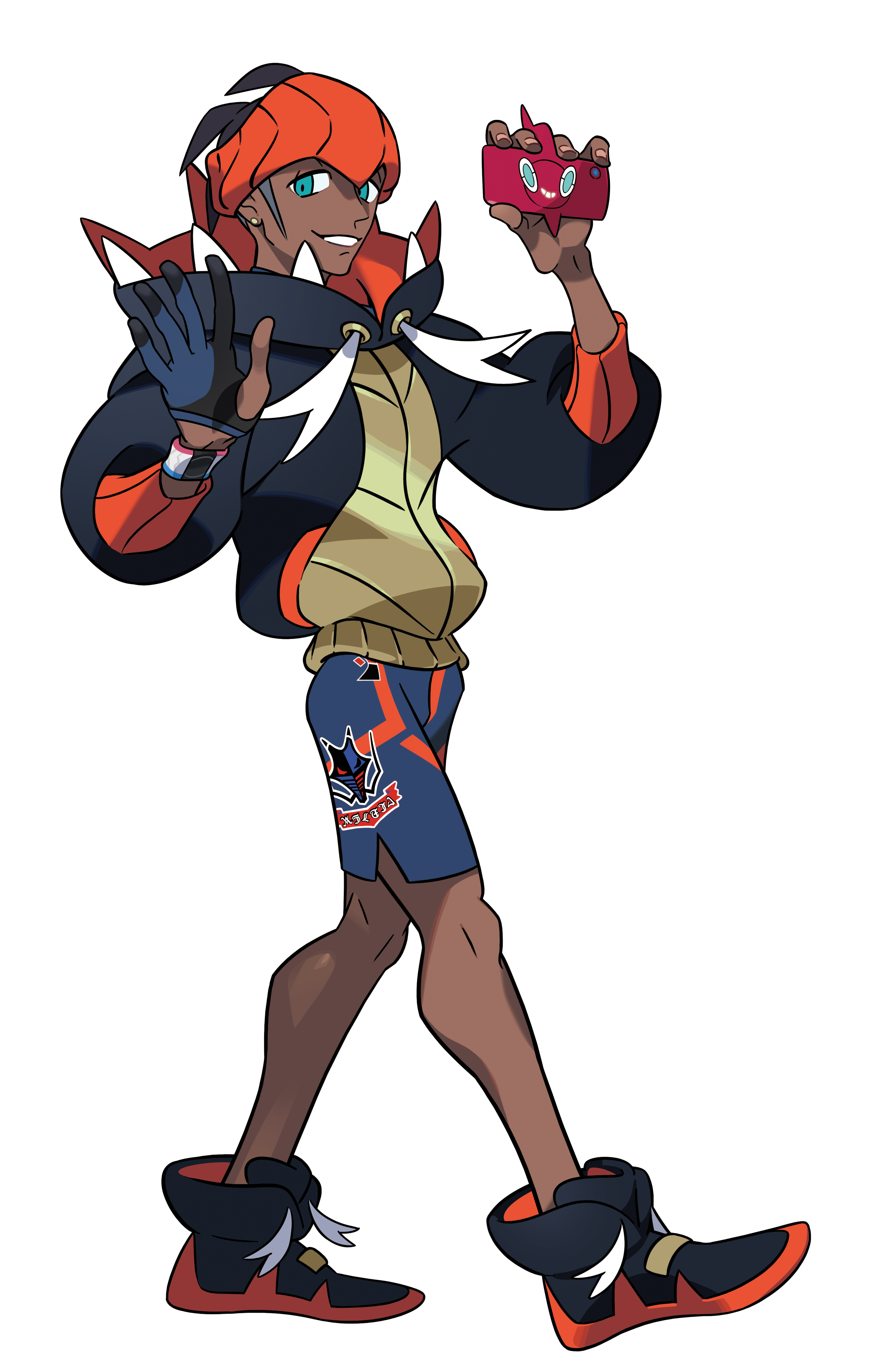 A young, charismatic Pokémon Gym Leader named Raihan from the Galar region.