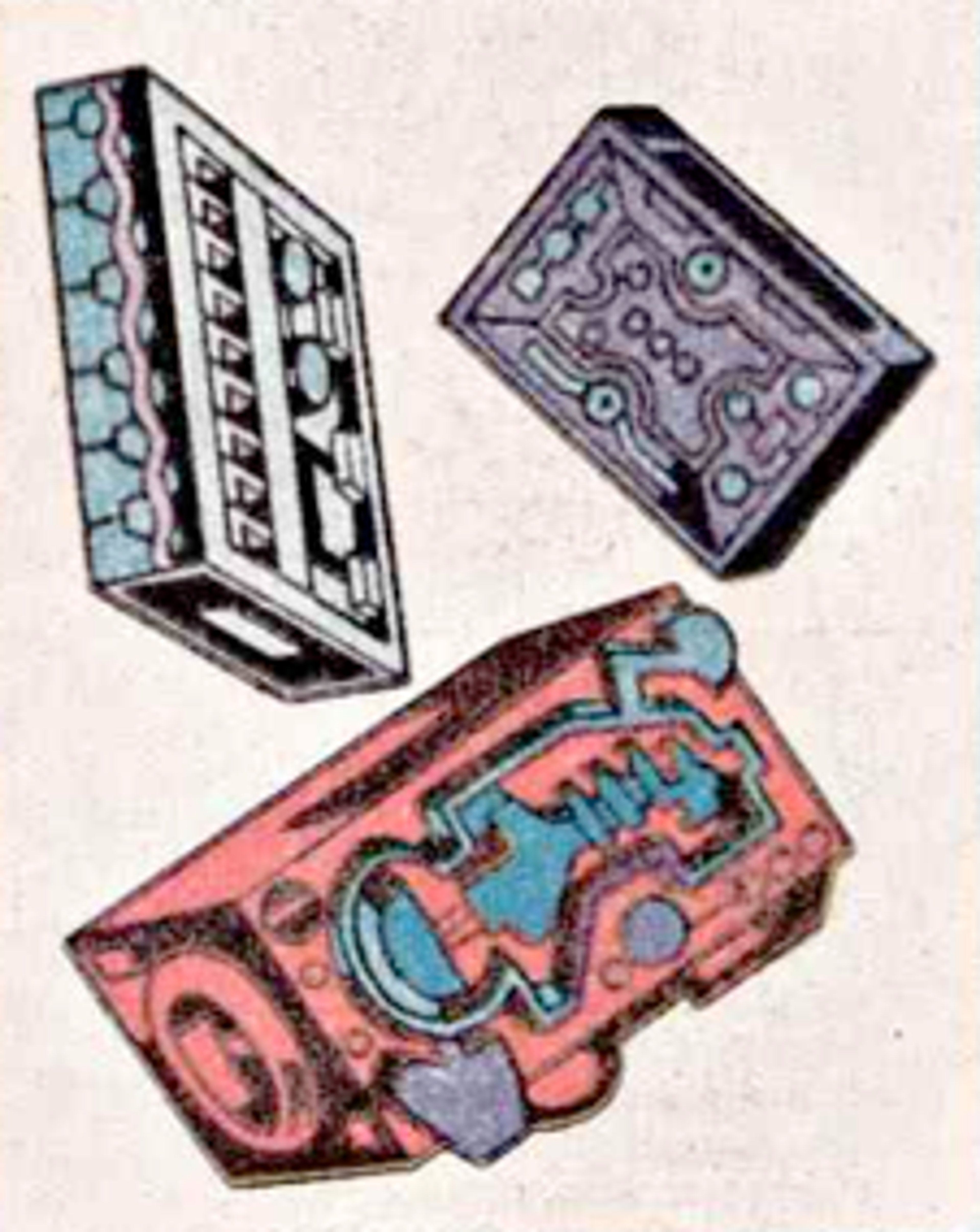 Three Mother Boxes, sentient supercomputers from the DC Comics universe