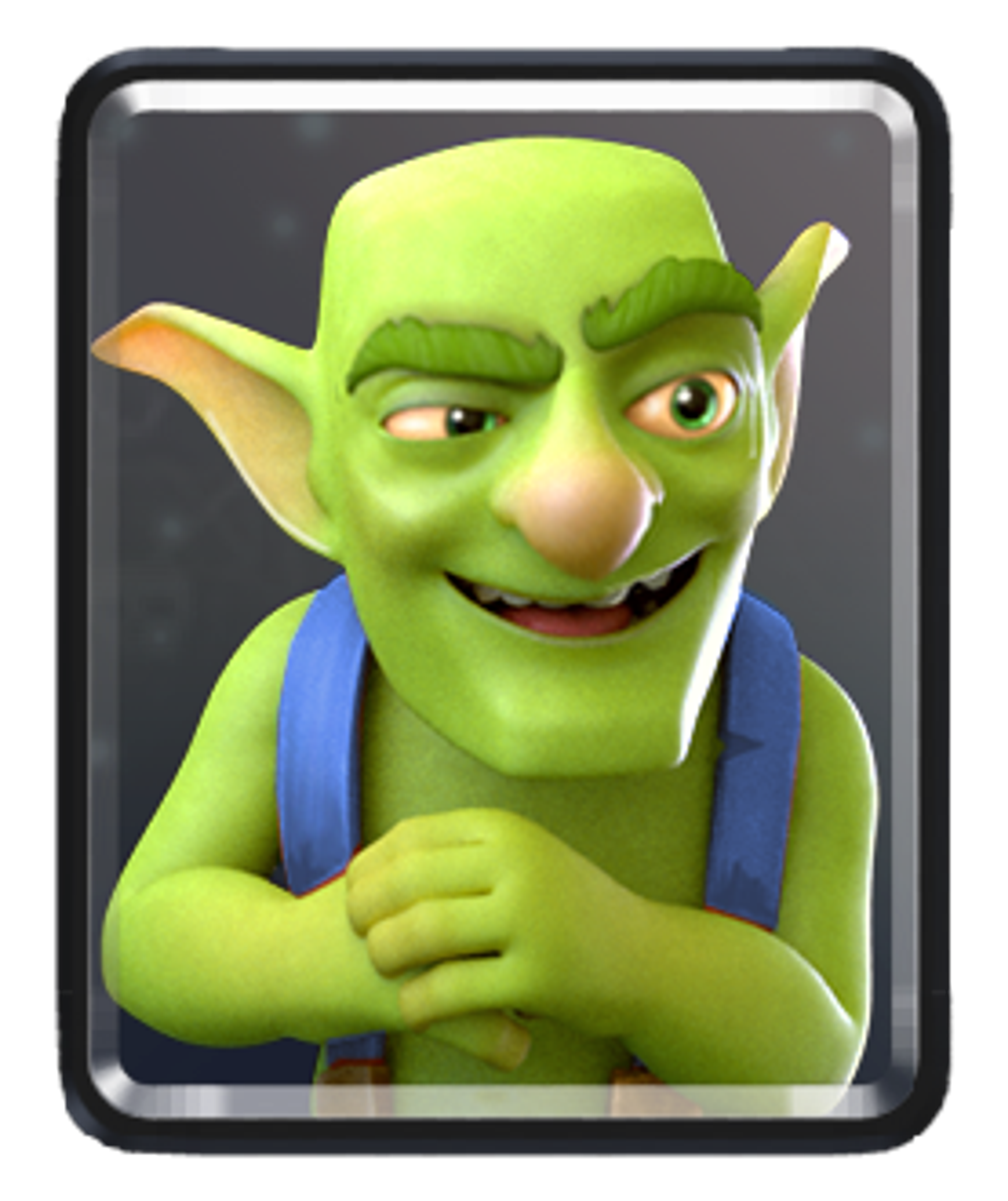 Born in a goblin village outside the main arena territories, raised to value speed and cunning over strength,Trained from childhood to wield daggers with deadly precision, focusing on overwhelming targets with multiple attackers,Left the goblin mines to seek fortune in the battle arenas, attracted by the promise of gold and glory,Joined a crew of three other identical goblins, forming an inseparable fighting unit that coordinates attacks instinctively,Gained notoriety after successfully distracting and defeating larger, more powerful units through speed and numbers,Developed a rivalry with other small units like Skeletons, constantly trying to prove goblins are the superior light troops