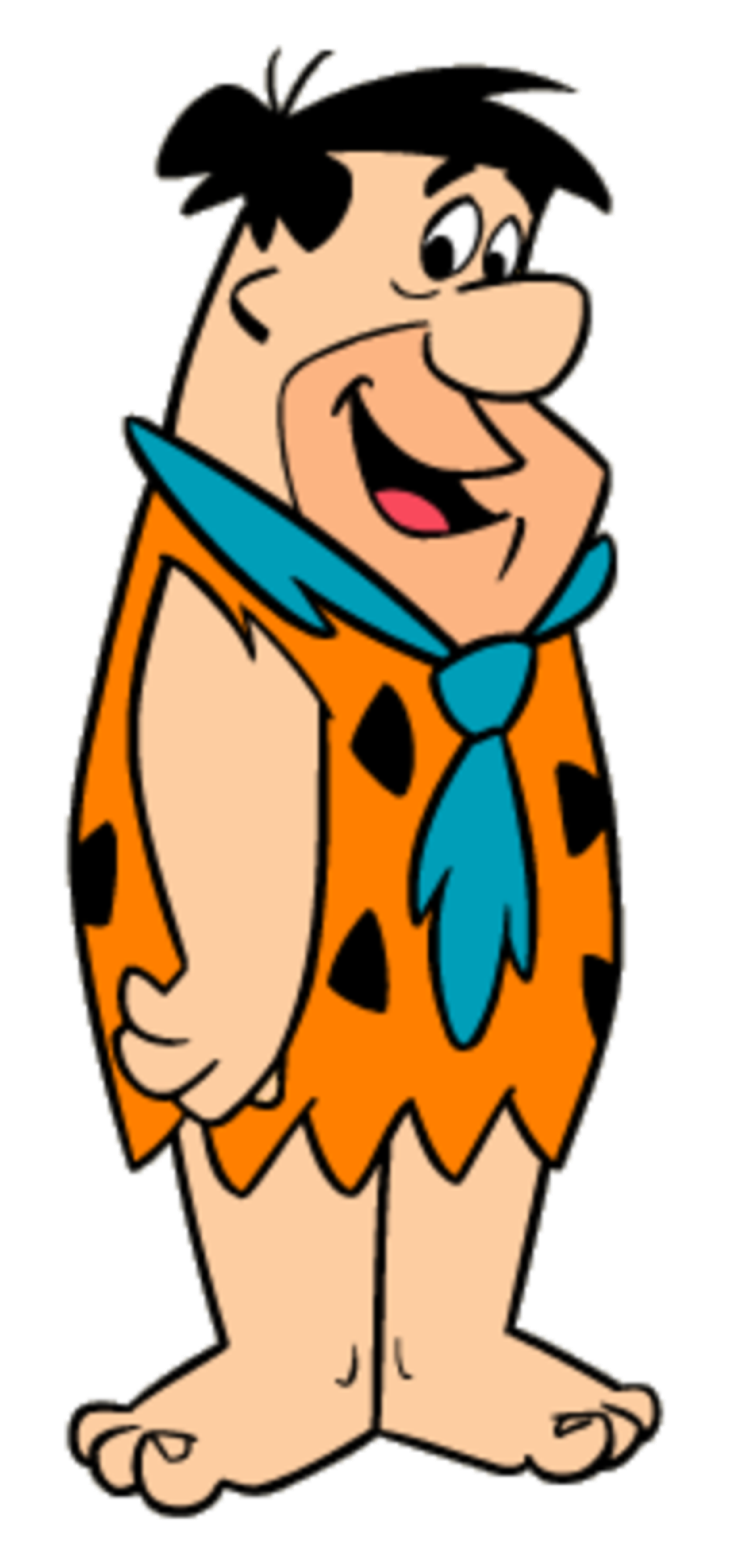 Fred Flintstone, cartoon caveman character from The Flintstones