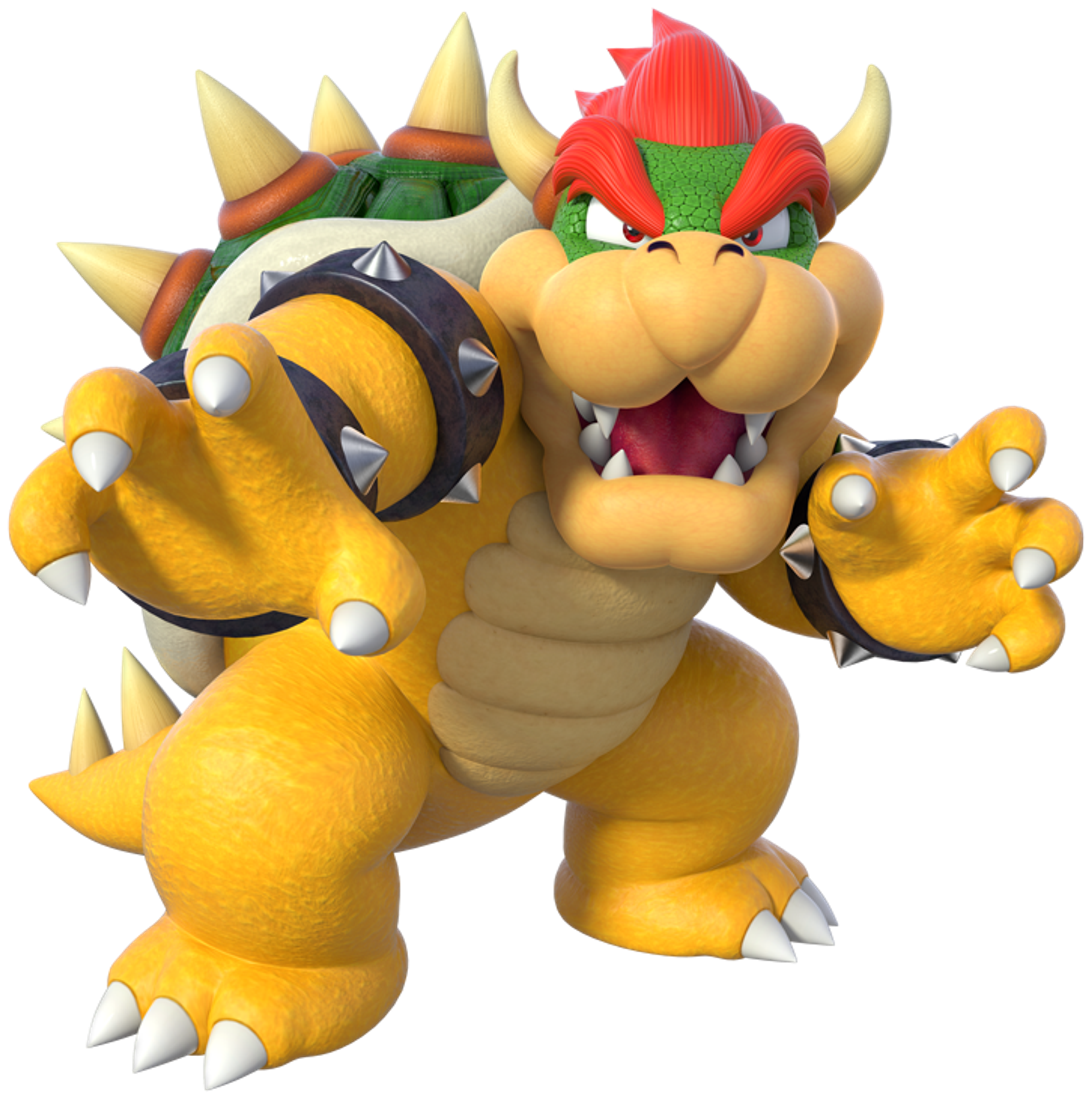 Born as royalty to the Koopa lineage, Bowser was groomed from an early age to lead the Koopa Troop and continue the conquest agenda of his ancestors.,As a young Koopa, he demonstrated exceptional strength, size, and fire-breathing abilities that marked him as special even among royal Koopas.,Bowser's first major conflict with the Mushroom Kingdom occurred when he used dark magic to transform many of the kingdom's residents into blocks and other objects.,His obsession with Princess Peach began early in his reign, believing her hand in marriage would legitimize his claim to the Mushroom Kingdom.,Over the years, Bowser has built an increasingly sophisticated army and arsenal, from simple troops to airships, tanks, and even space fleets capable of creating galaxies.,Despite numerous defeats at the hands of Mario, Bowser remains undeterred, always returning with new schemes for domination.