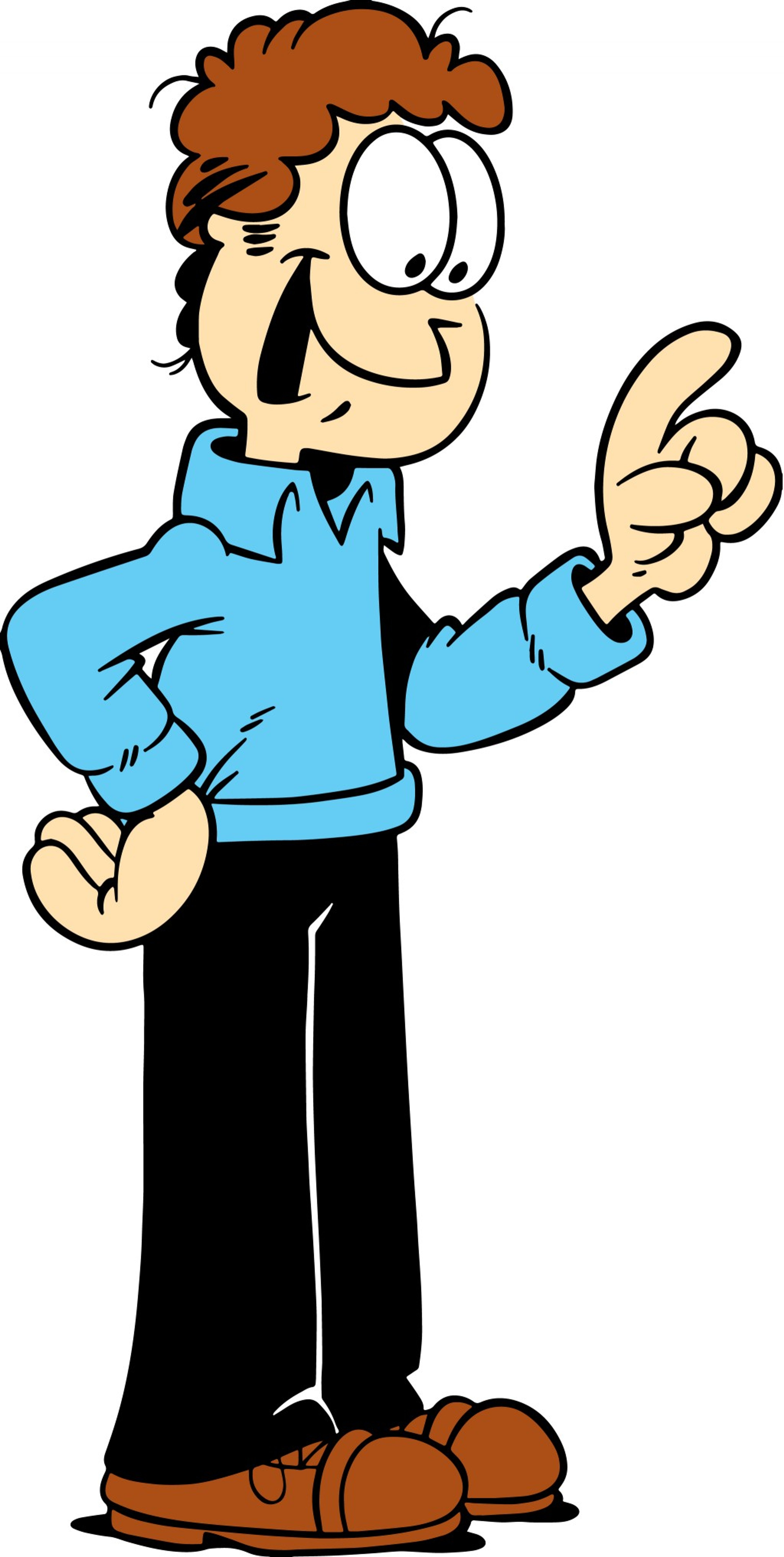 A cartoon character named Jon Arbuckle from the Garfield universe