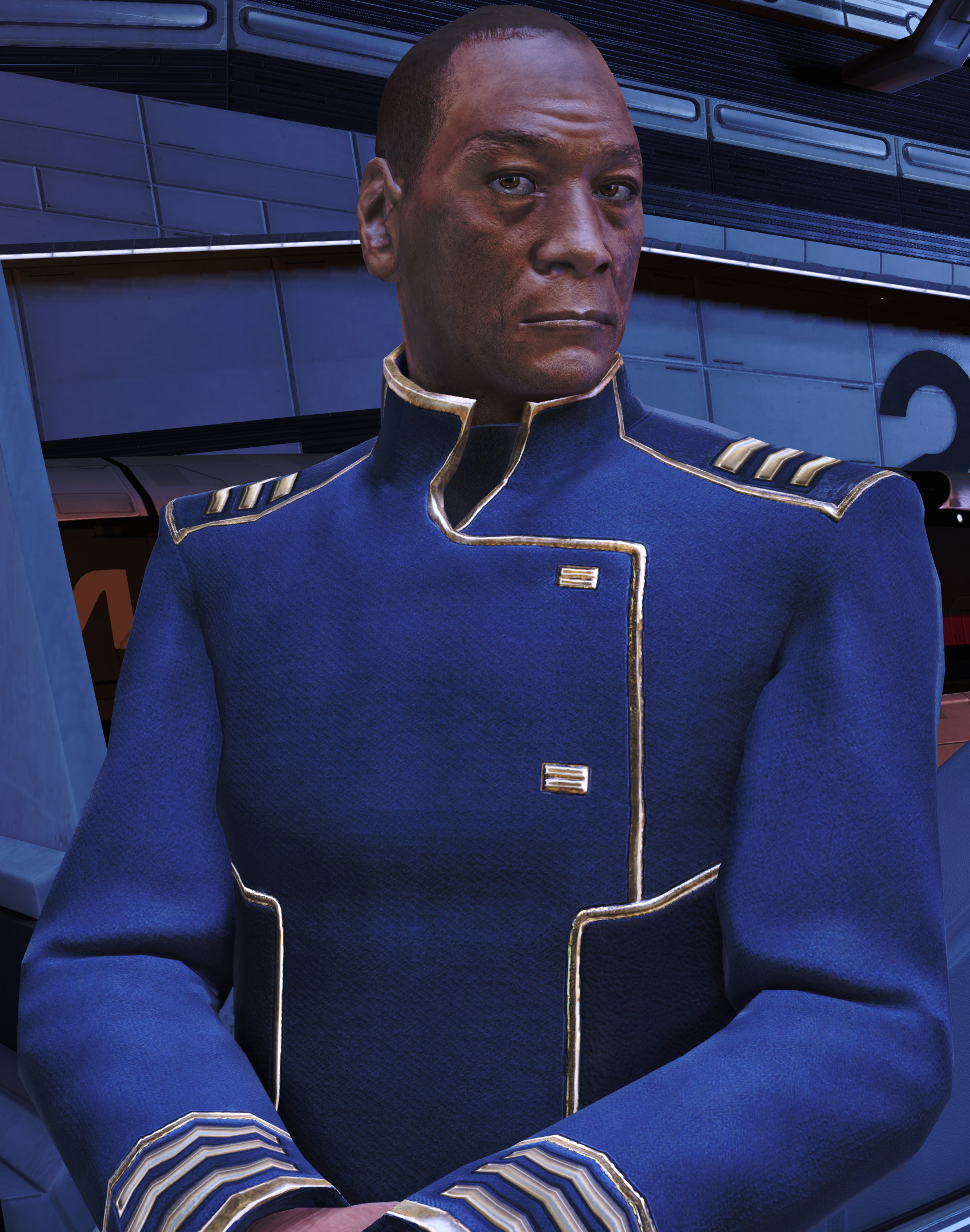 Captain David Anderson from Mass Effect, military officer