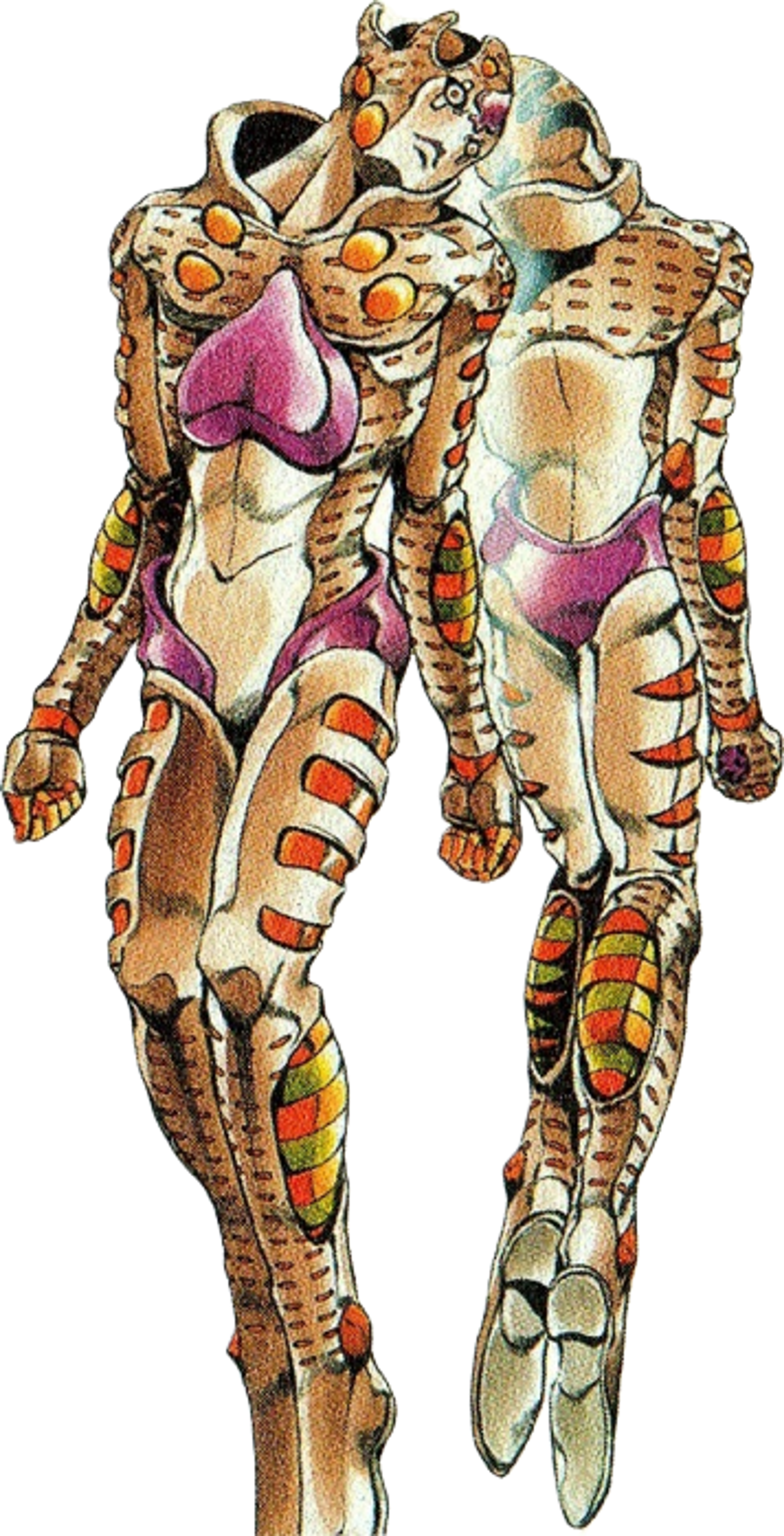 Born from Gold Experience being pierced by the Stand Arrow,Created from Giorno Giovanna's intense desire to protect and achieve victory,Emerged as an evolution of the life-giving Stand Gold Experience,Gained consciousness and ability to act independently of its user,Represents the pinnacle of Stand evolution through the Arrow