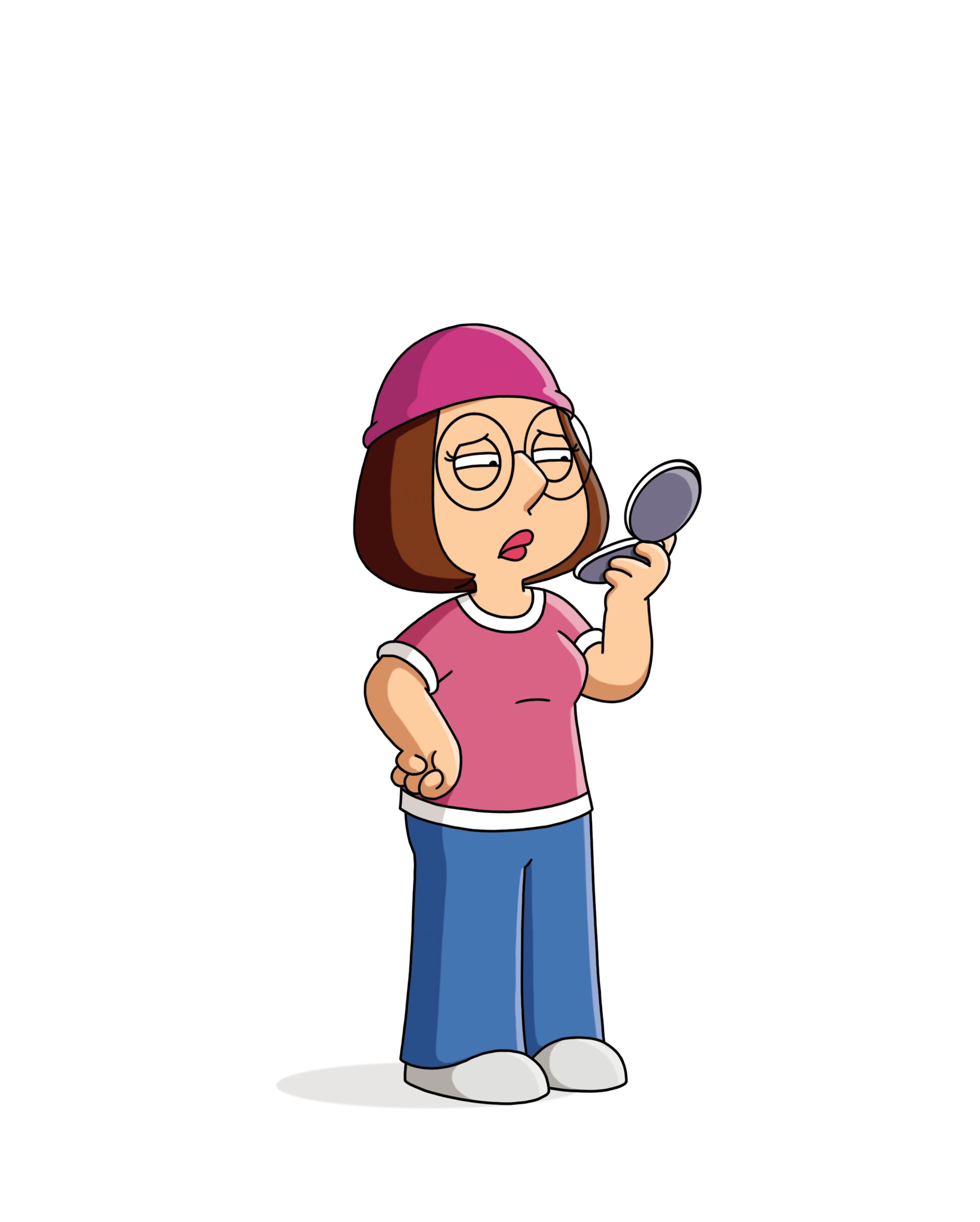 A cartoon character named Meg Griffin from the TV show Family Guy