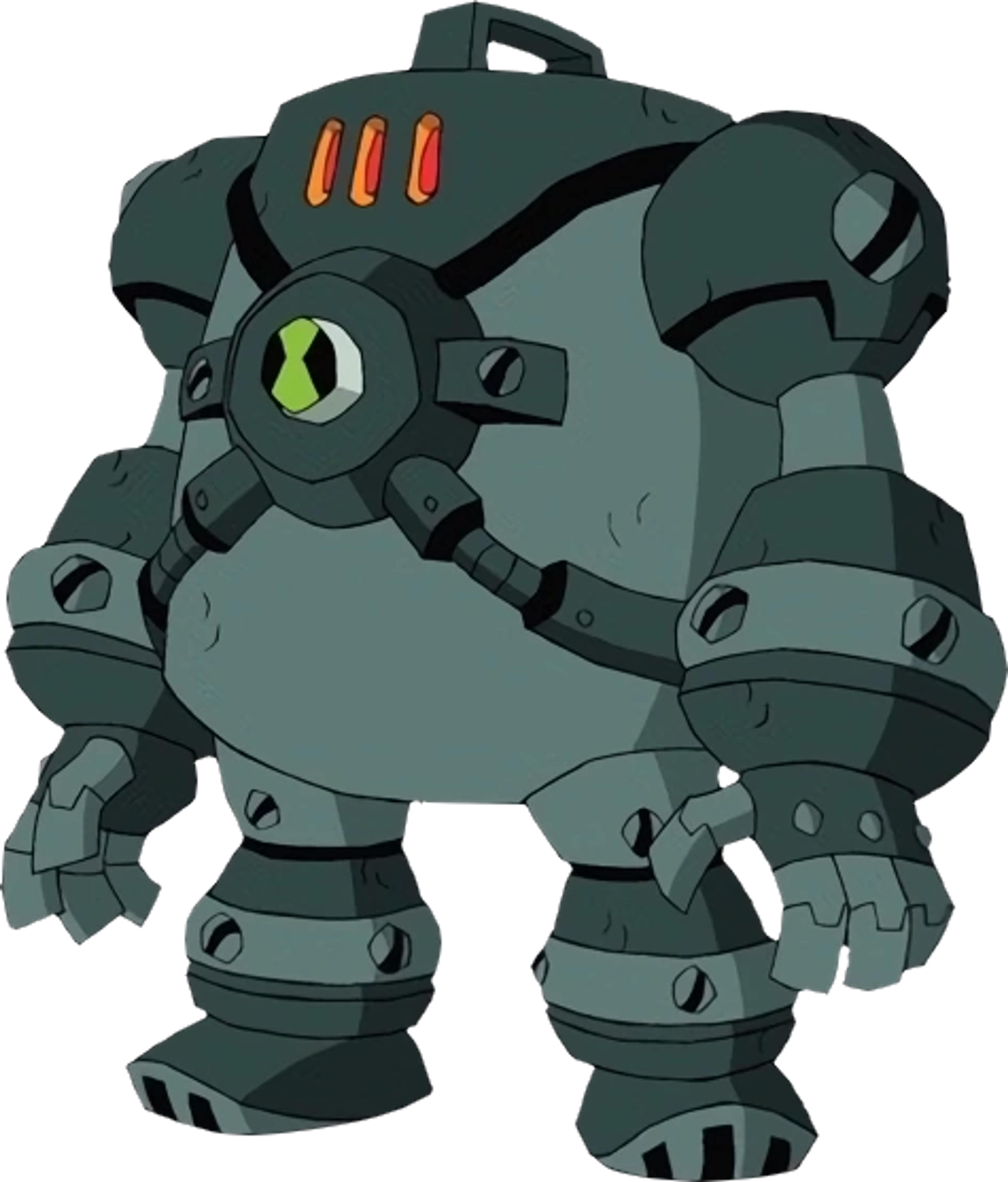 A powerful, radioactive alien hero named NRG from the Ben 10 universe