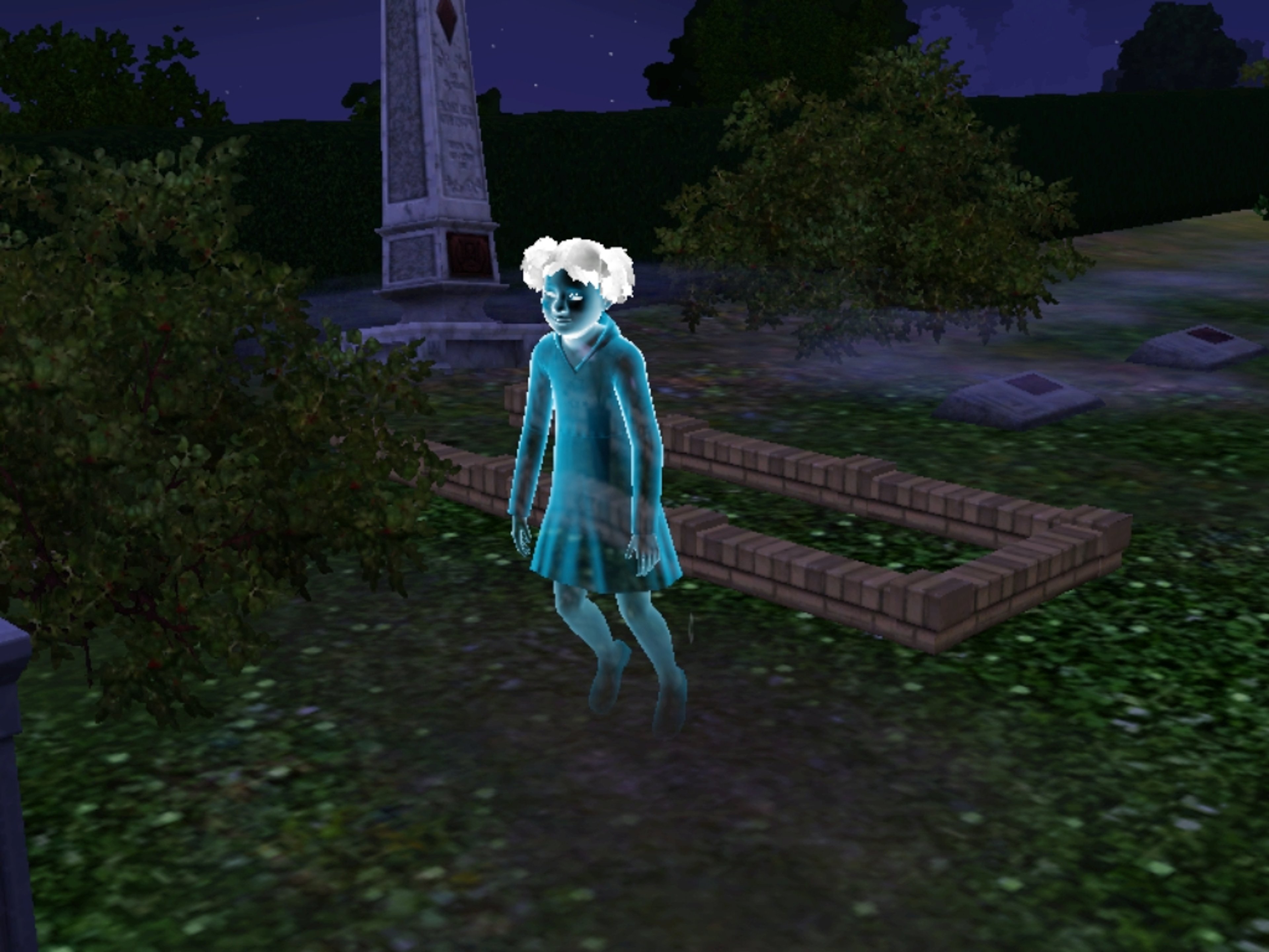 A young woman with star-themed face paint and clothing standing in a nighttime outdoor setting