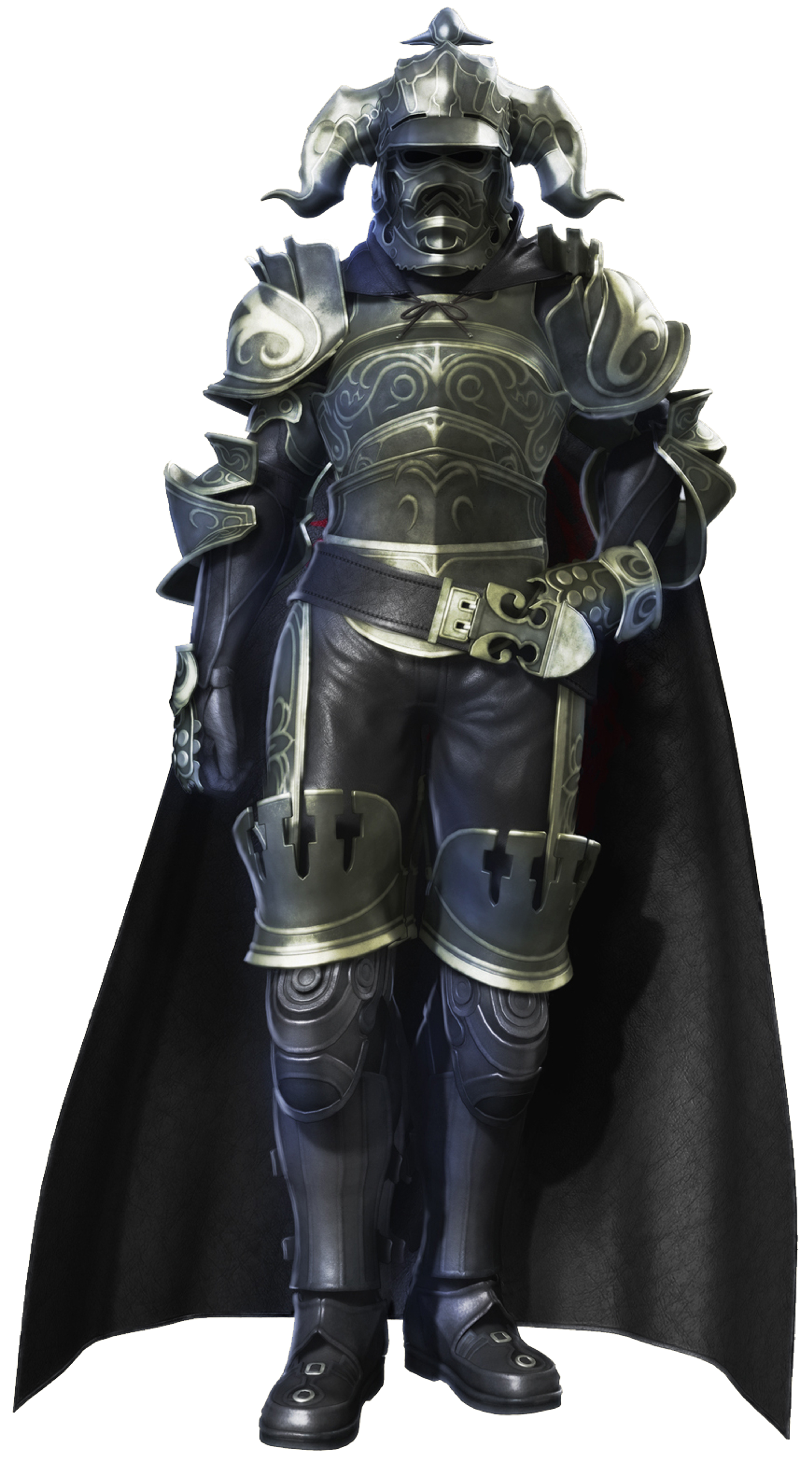 A powerful Judge Magister in ornate armor from the world of Ivalice