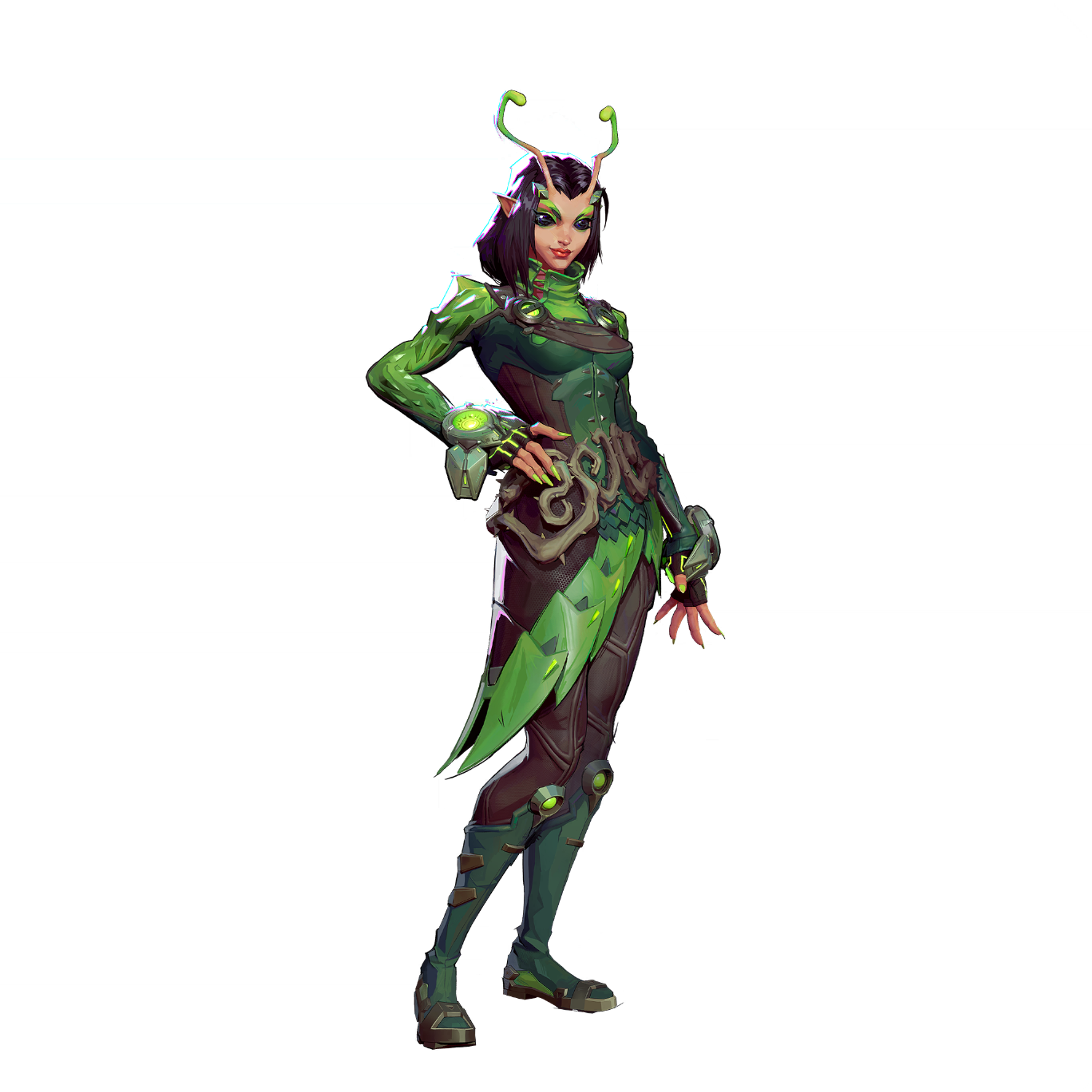 Mantis from Guardians of the Galaxy, green-skinned empathic hero