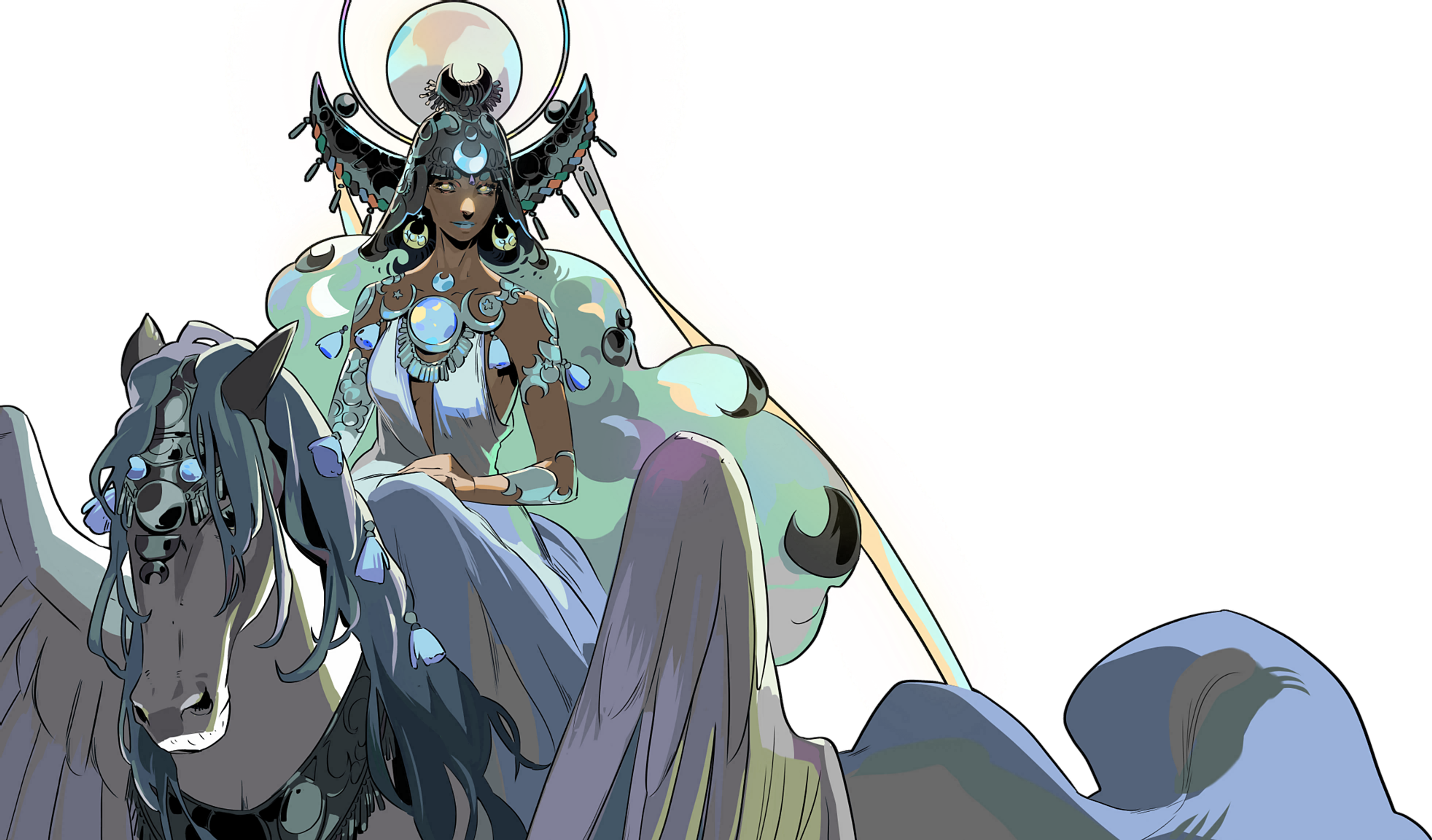 Selene, Moon Titaness from Hades II mythology