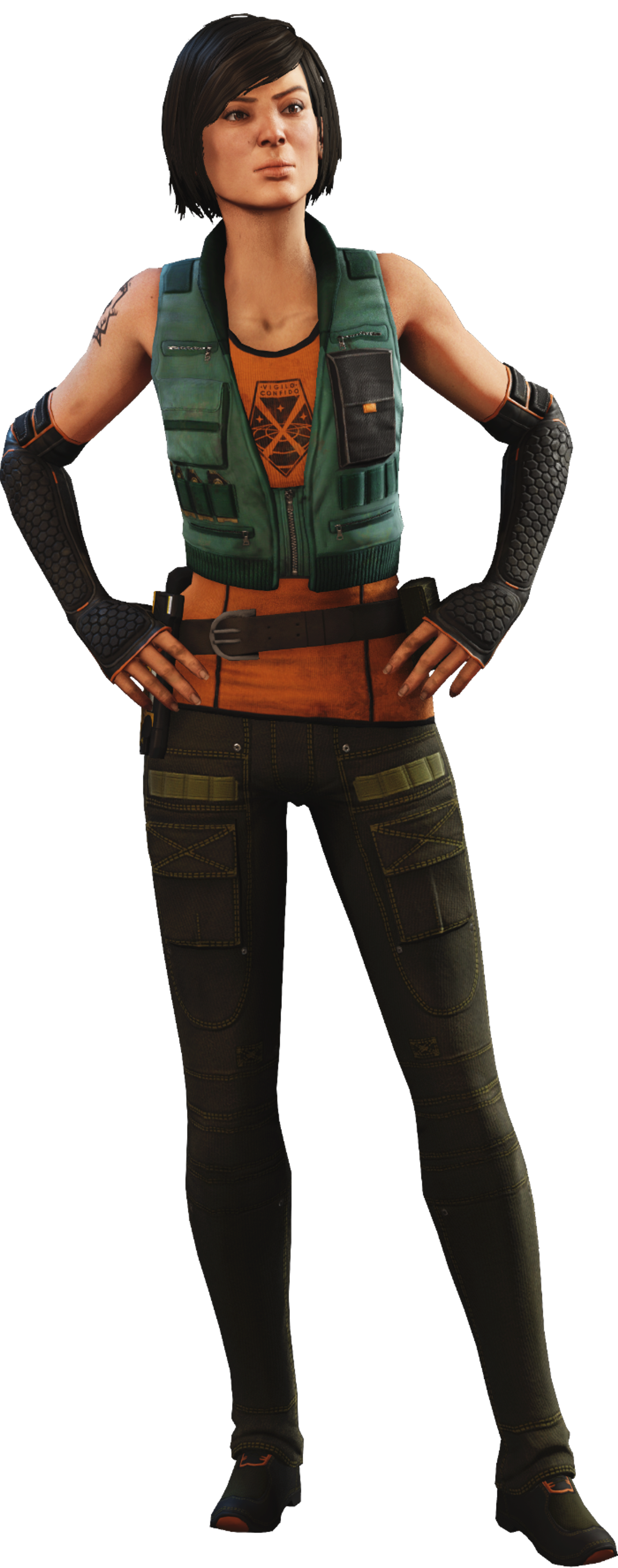 Female engineer in technical workspace