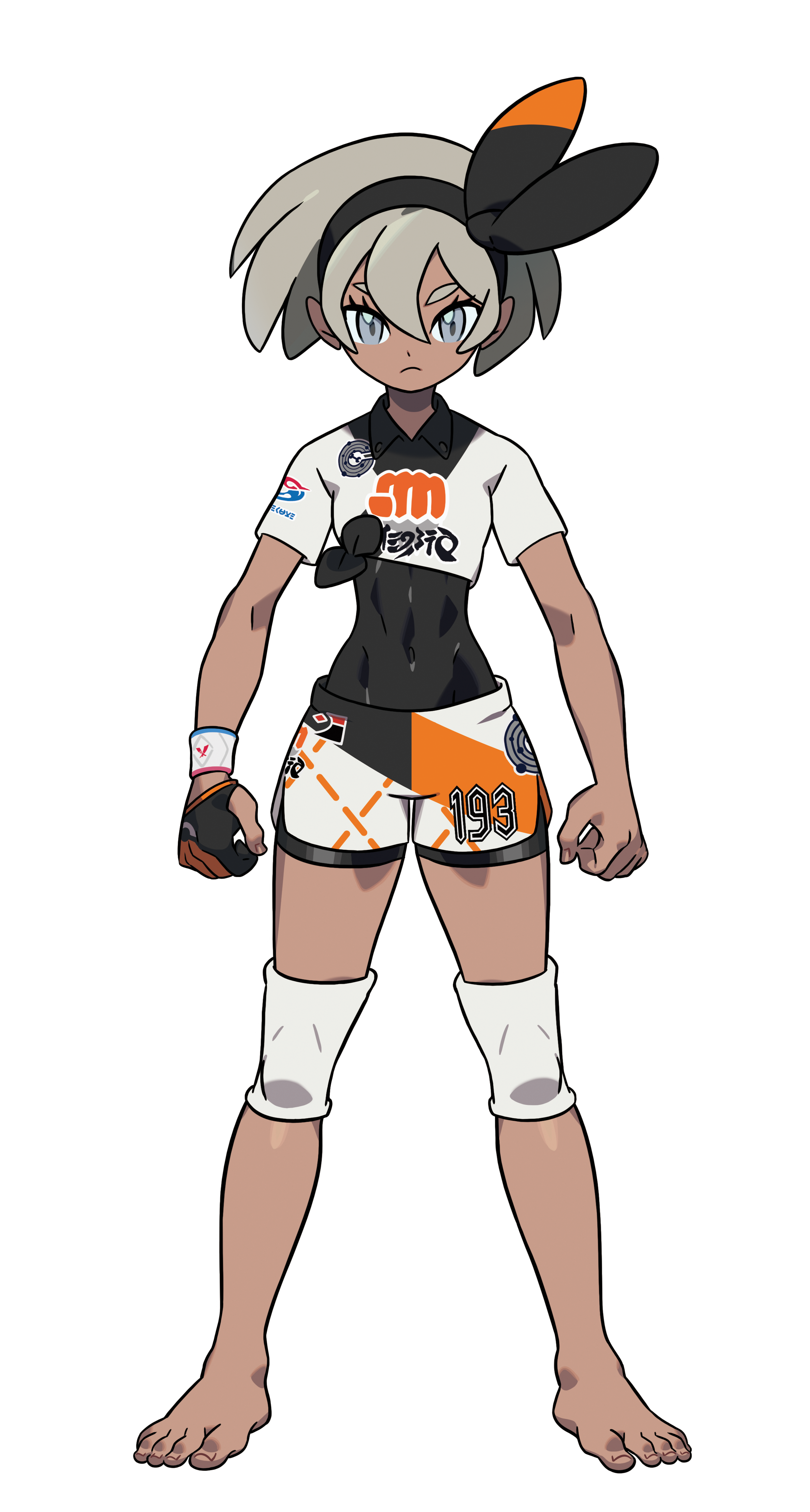 Bea grew up training in martial arts from a young age under her strict parents' guidance,She developed her own unique kicking style that she incorporated into her Pokemon battles,Bea aimed to take over the Stow-on-Side gym from a young age and trained nonstop to make that a reality