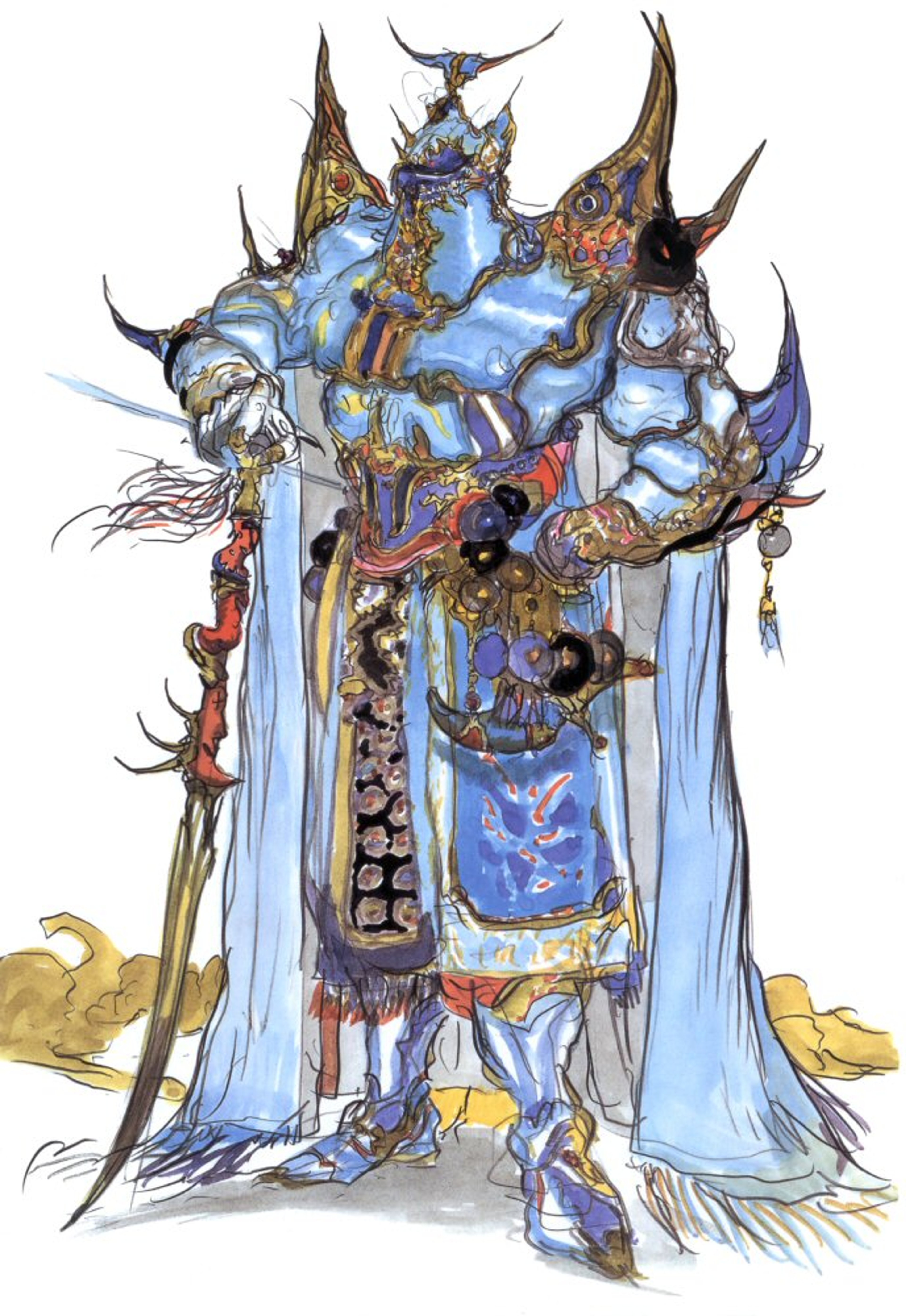 Character from Final Fantasy V: Exdeath, a sentient evil tree transformed into a warlock