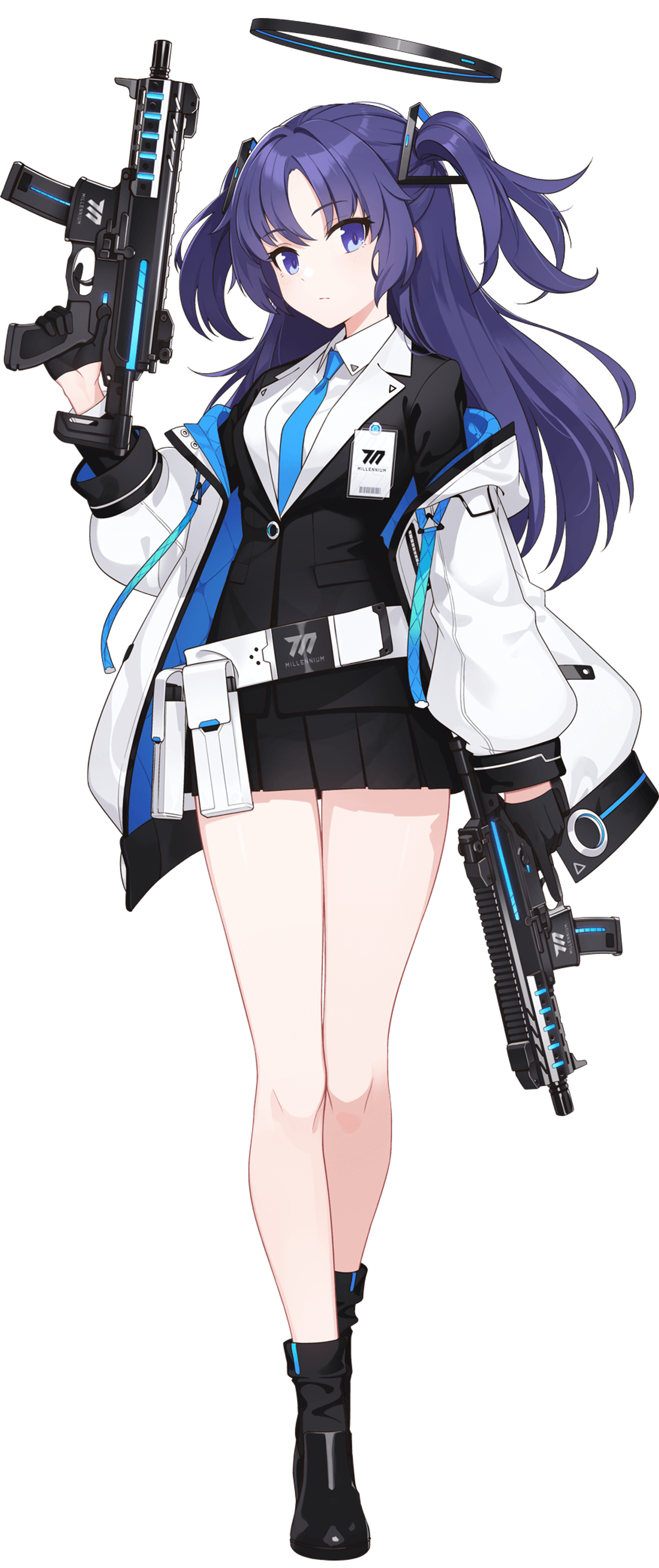 Yuuka was raised to be highly disciplined and responsible with money from a young age.,She excelled academically, especially in mathematics, and was selected to join the prestigious Millennium Science School.,As treasurer of Seminar, she takes her duties very seriously, constantly monitoring the school's budget and expenses.,Yuuka's meticulous nature and dislike of waste often puts her at odds with her more carefree peers, leading to her 'Cruel Arithmetician' nickname.,Despite her seemingly cold personality, Yuuka genuinely cares about her friends and wants to help them manage their finances responsibly.