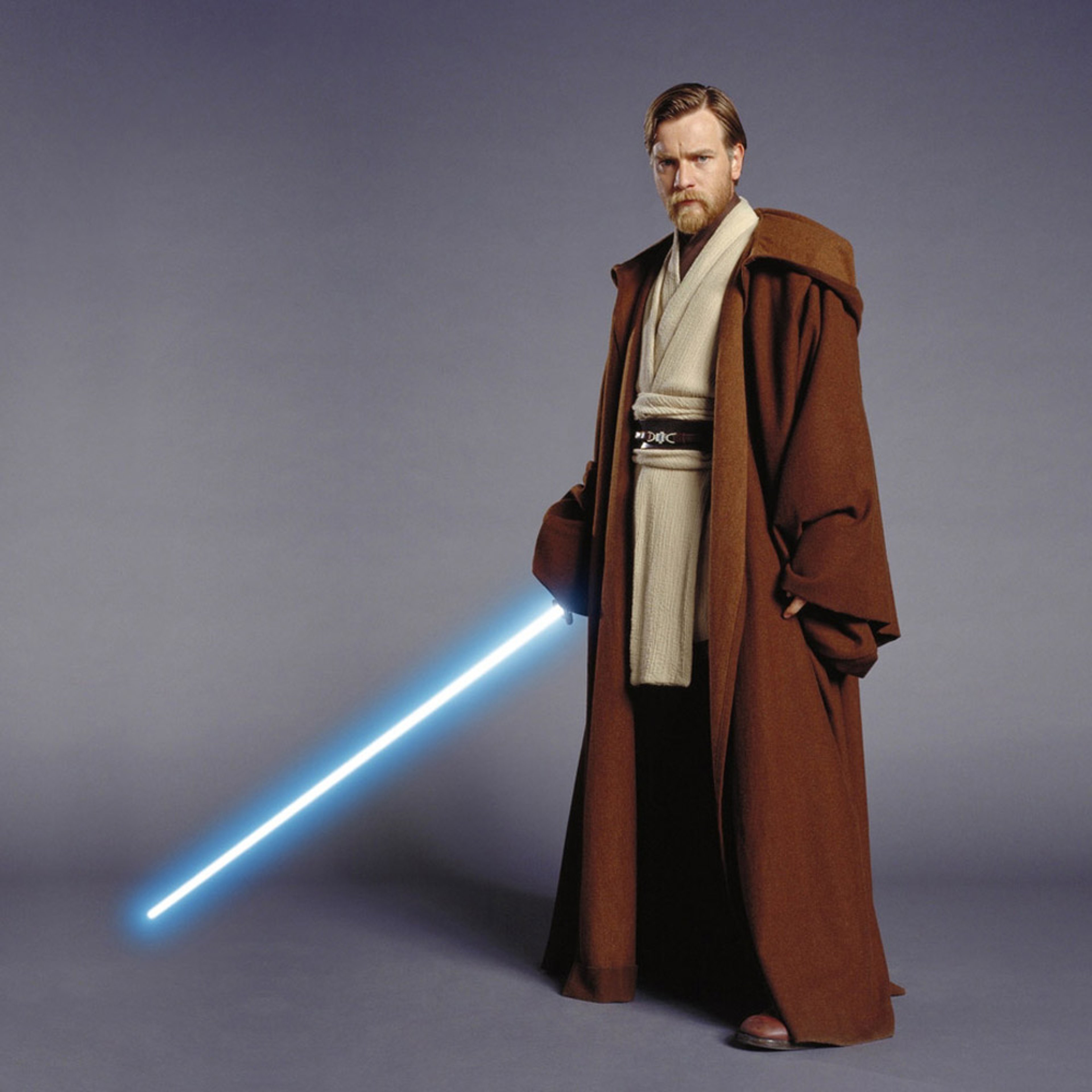 Obi-Wan Kenobi was born on the planet Stewjon and was identified as Force-sensitive at a young age, leading to his recruitment into the Jedi Order.,He was trained as a Padawan by Qui-Gon Jinn, with whom he shared a close bond and learned the ways of the Jedi.,Kenobi played a pivotal role in the Battle of Naboo, where he defeated the Sith Lord Darth Maul after Qui-Gon's death, becoming a Jedi Knight.,During the Clone Wars, he served as a General in the Grand Army of the Republic and trained Anakin Skywalker as his Padawan learner.,After Anakin's fall to the dark side and the execution of Order 66, Kenobi went into exile on Tatooine to watch over Luke Skywalker.