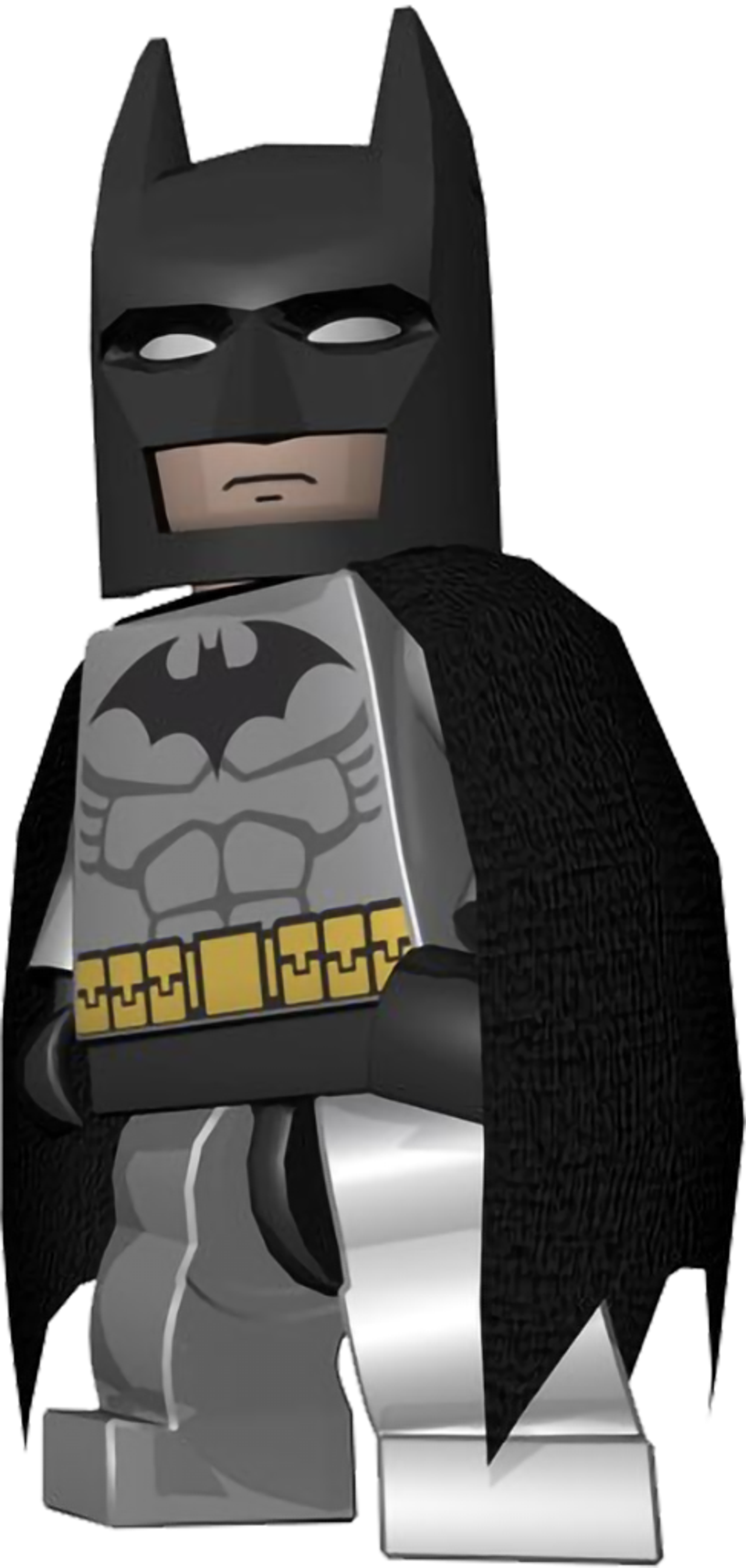 A LEGO minifigure of the superhero Batman