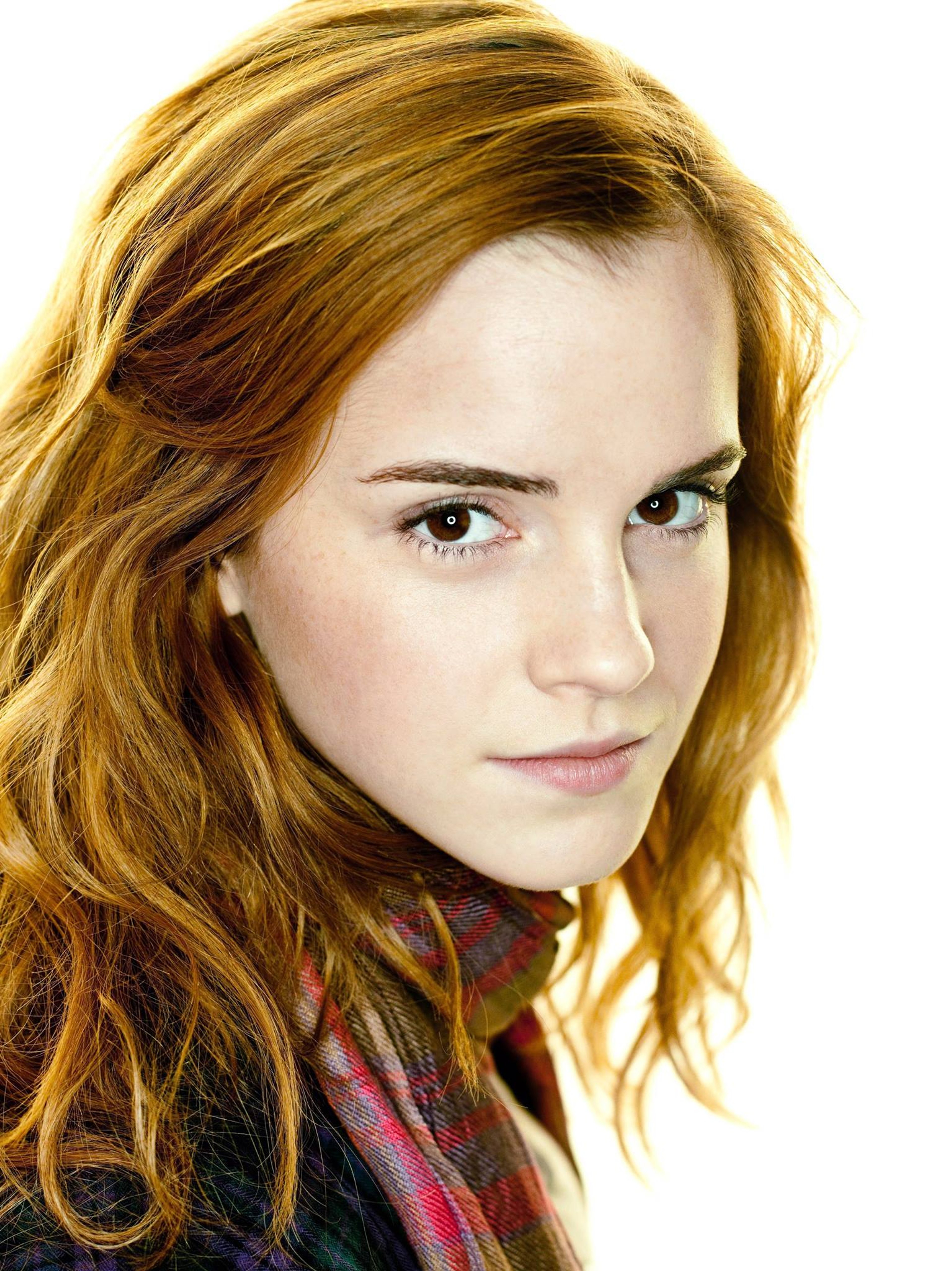 A portrait of the character Hermione Granger from the Harry Potter series.