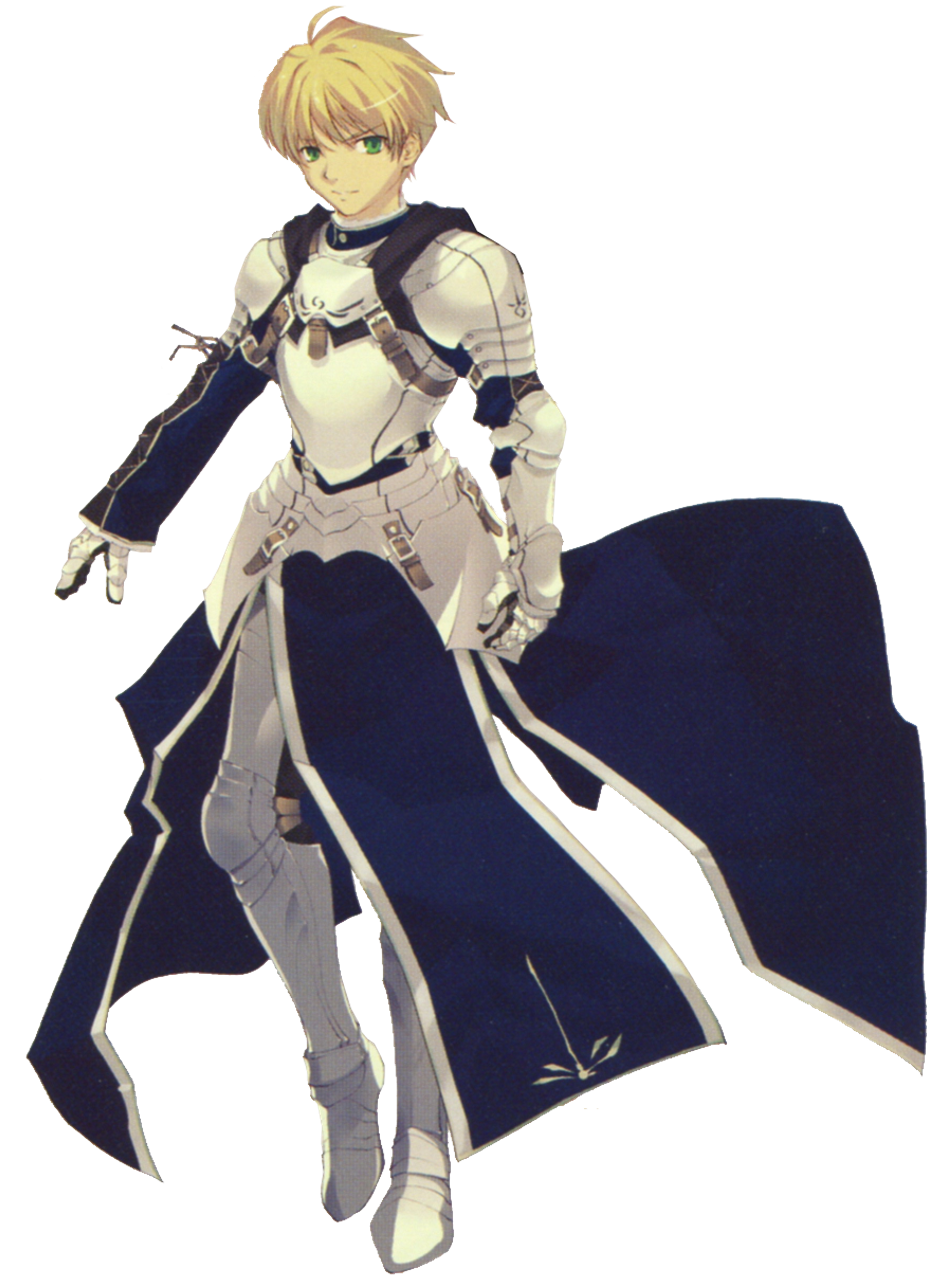 A male character in heroic knight-like armor, wielding a sword