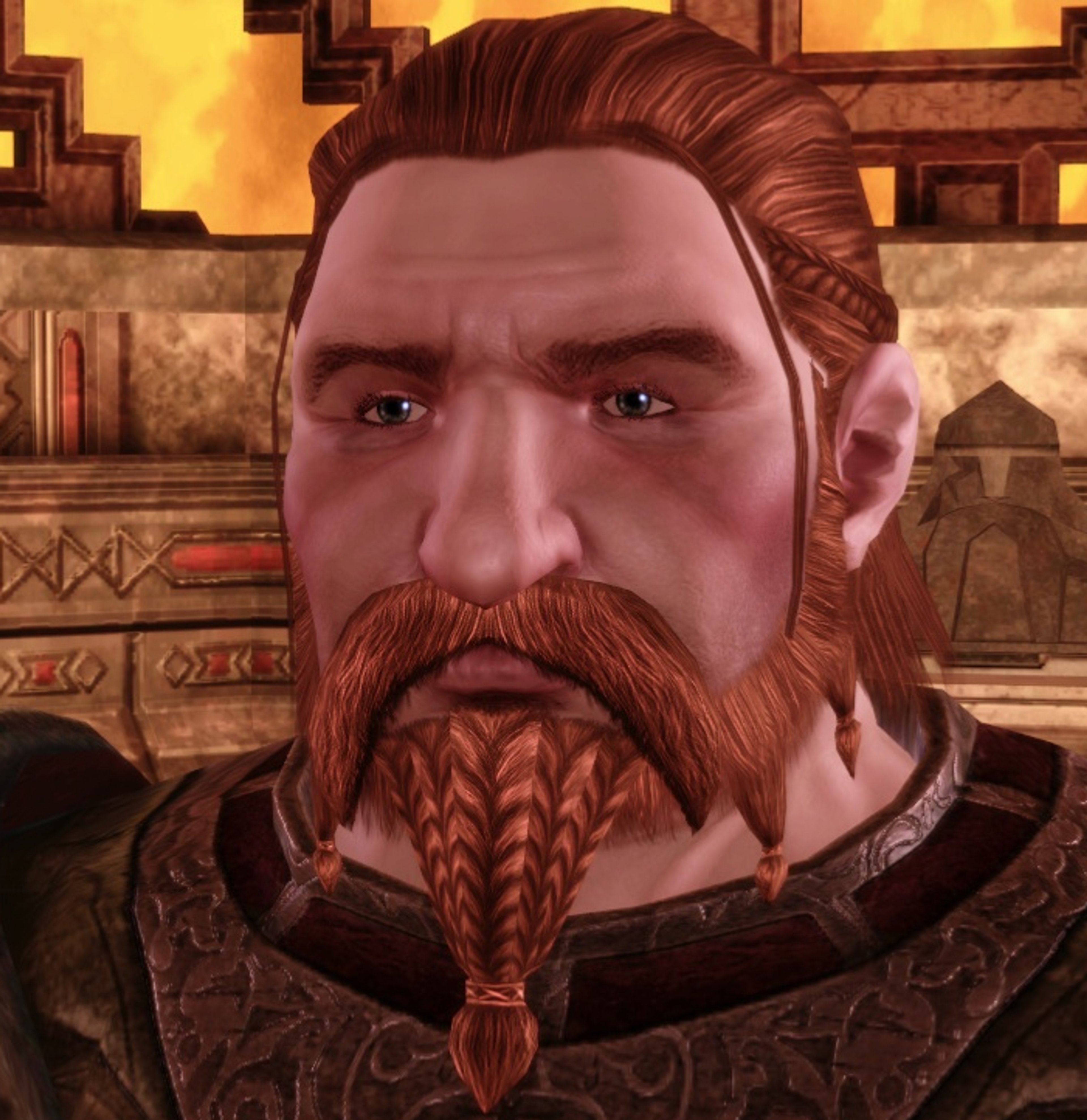 Dwarven male merchant from Dragon Age universe
