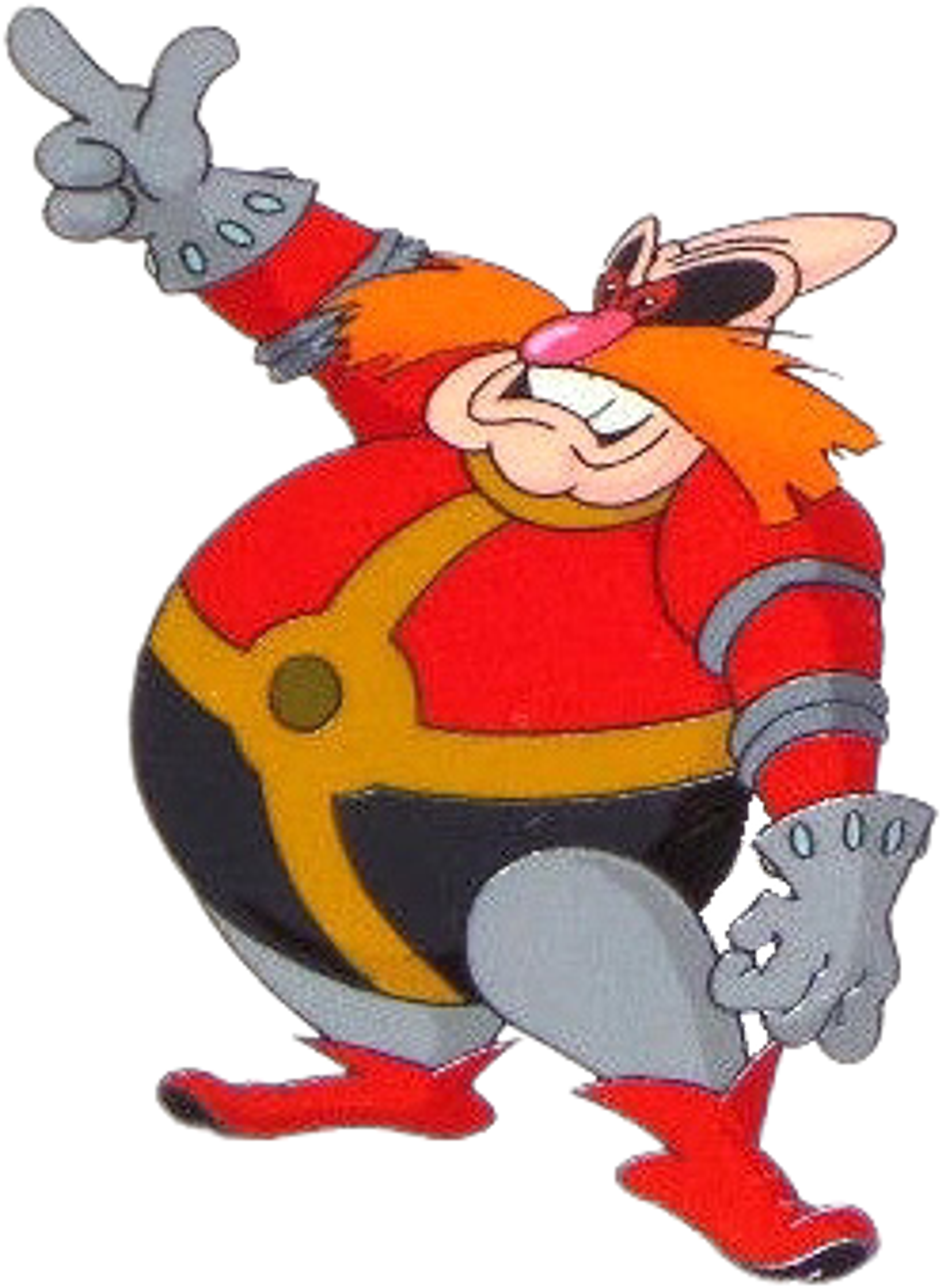 An obese, bald, mustachioed villain character from the Adventures of Sonic the Hedgehog cartoon