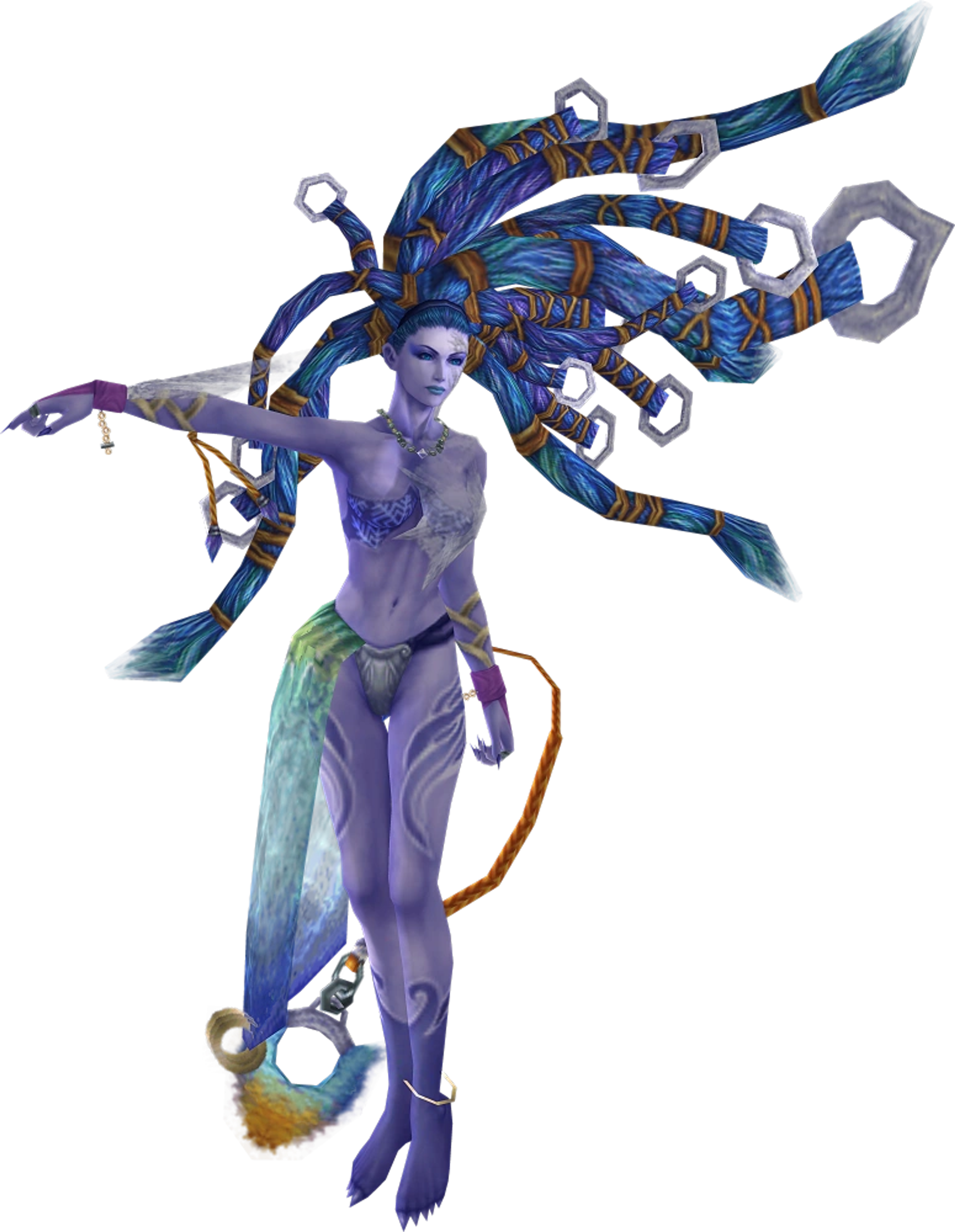 Shiva, an ice elemental aeon from Final Fantasy X