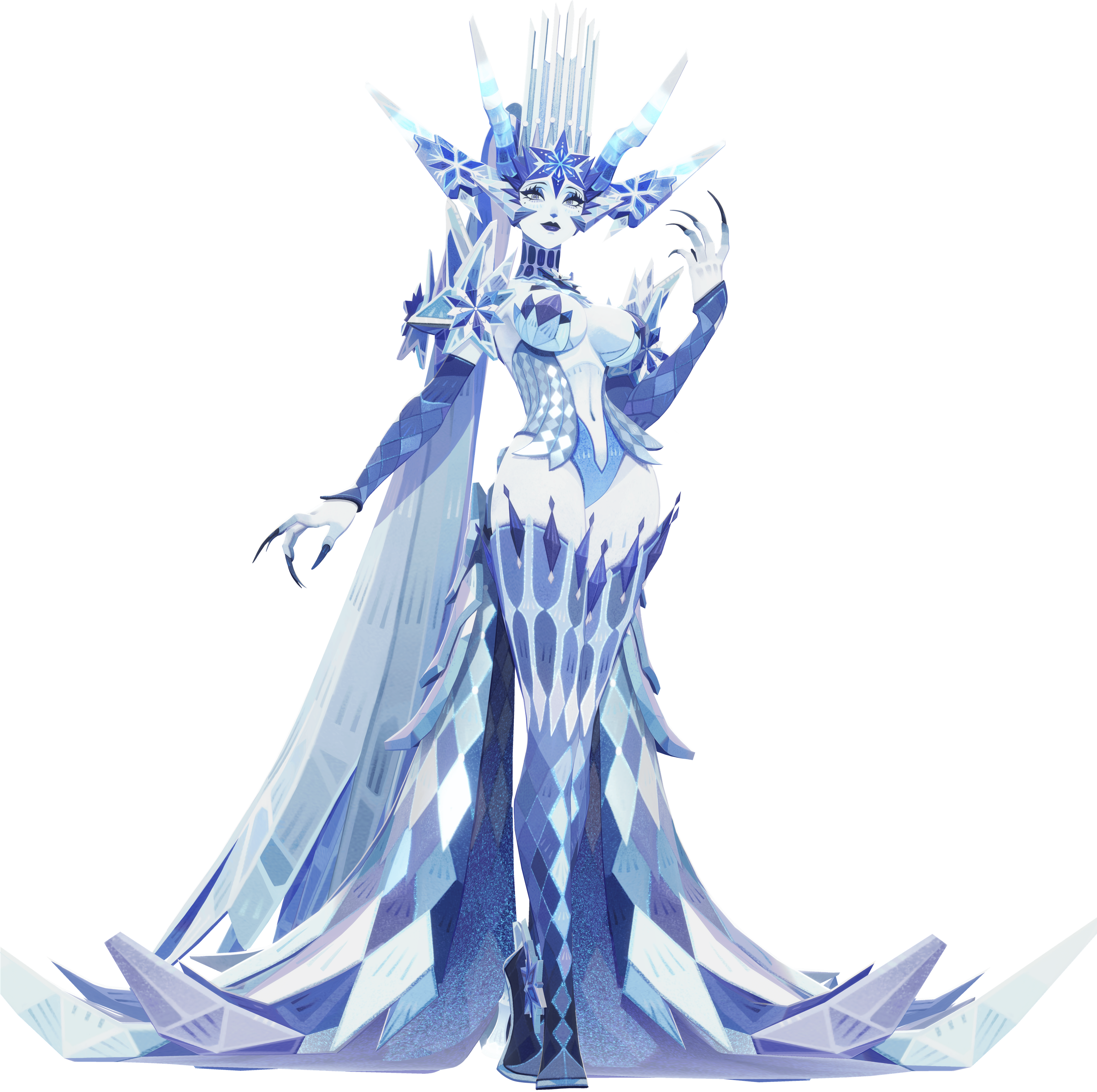 Cryonaia, a powerful frost mage from AFK Journey