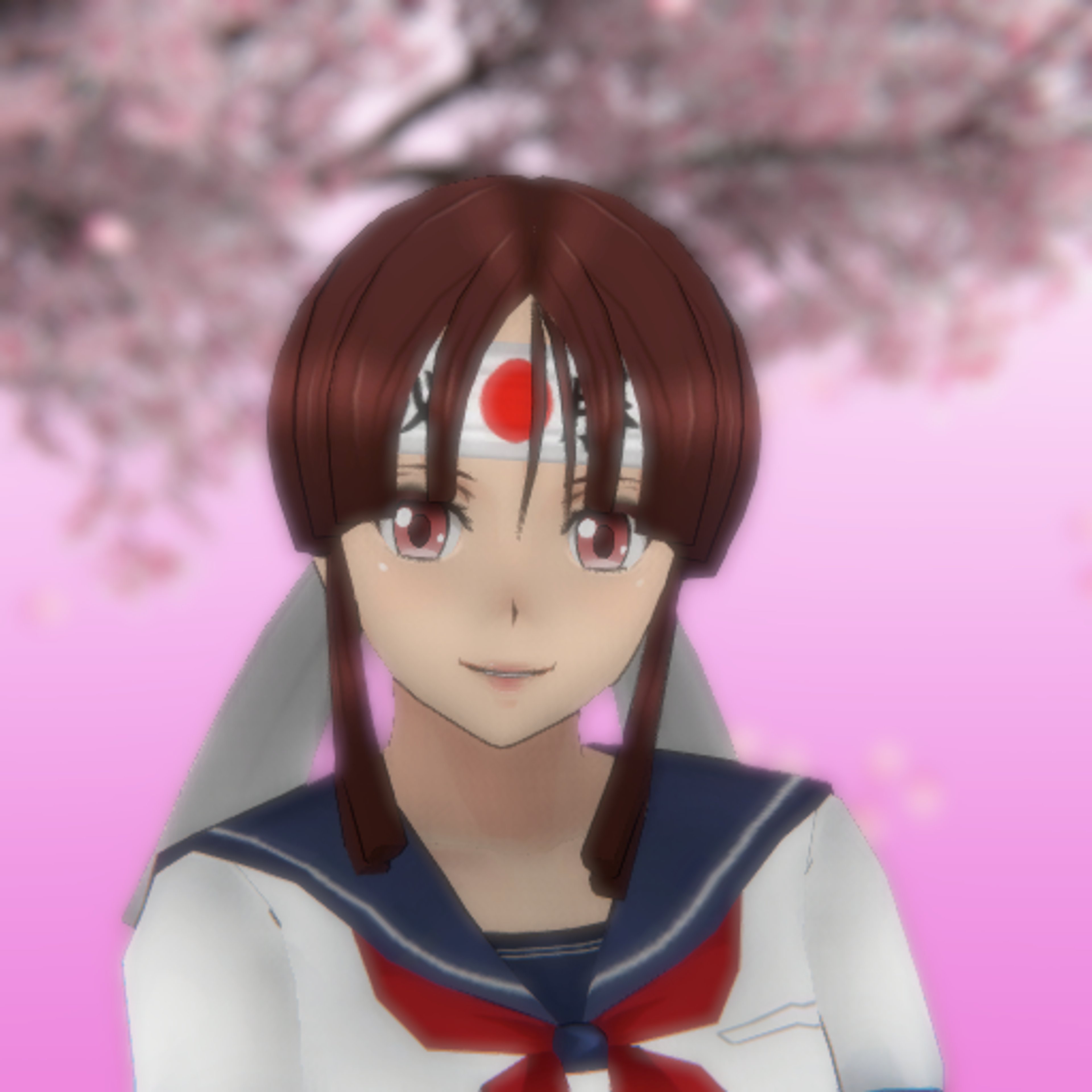 An anime-style character wearing a traditional Japanese shrine maiden outfit