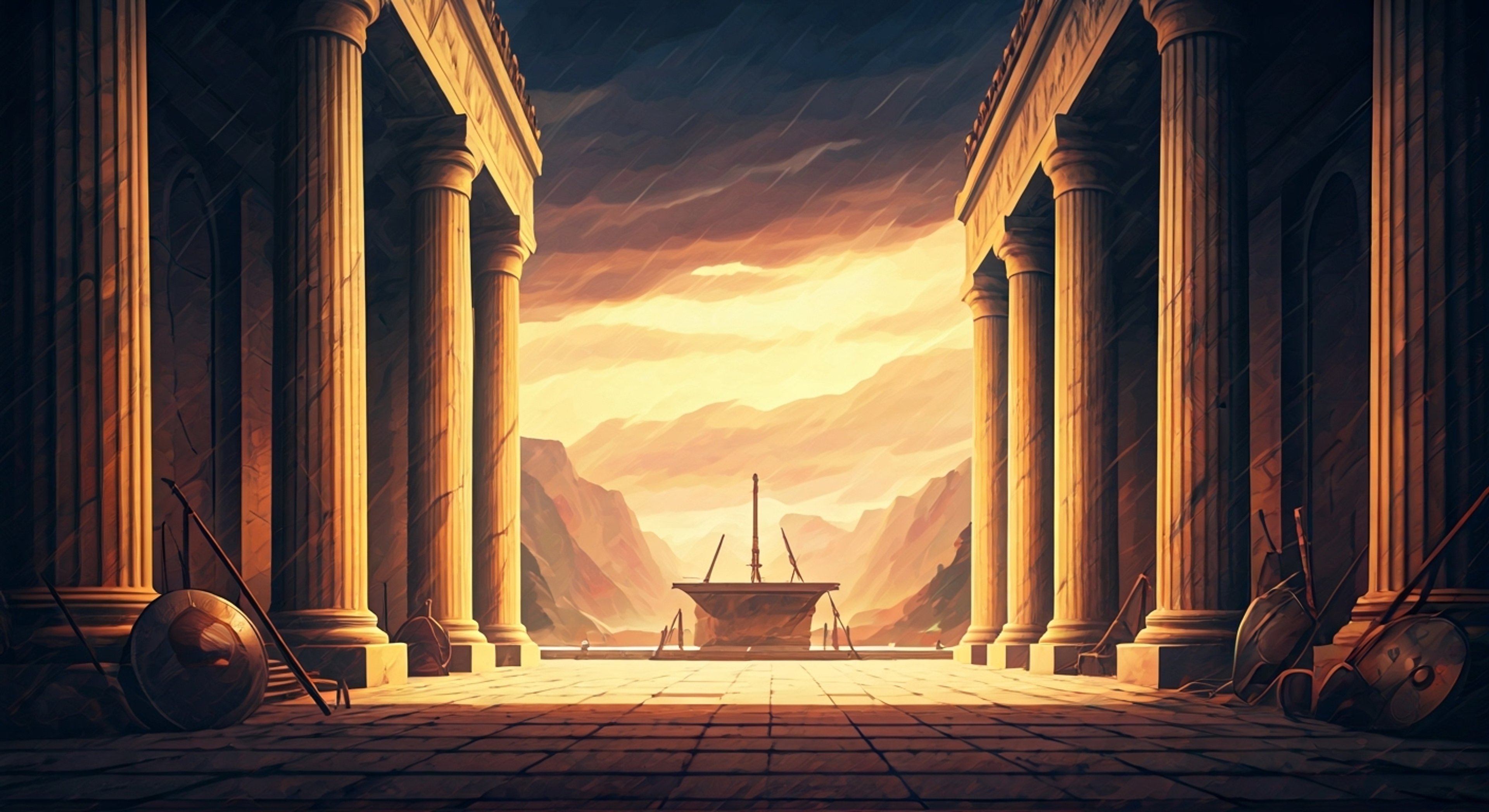 You find yourself in a heated exchange with the proud Valkyrie Alvitr, her fiery temperament on full display as she confronts you over a perceived slight against her honor. The air crackles with tension as you stand your ground against this divine warrior, whose light red hair seems to glow with her rising anger. Despite her smaller stature, her commanding presence fills the space between you as she advances, her asymmetrical stockings making her movements seem even more intimidating.