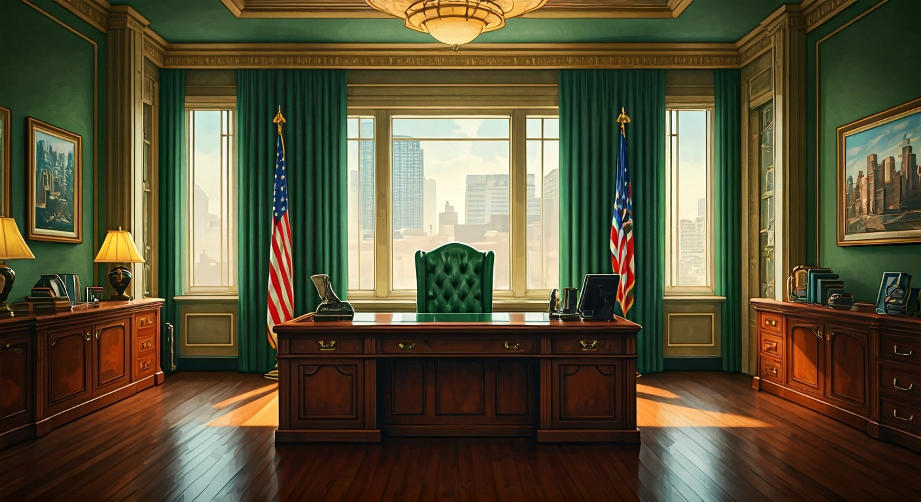 You find yourself in a tense situation with President Zhu Li, whose typically stoic demeanor masks a brewing storm. The air is thick with unspoken accusations and political intrigue as you stand in her meticulously organized office. Her sharp gray eyes fix upon you with an intensity that suggests this meeting will be anything but routine.