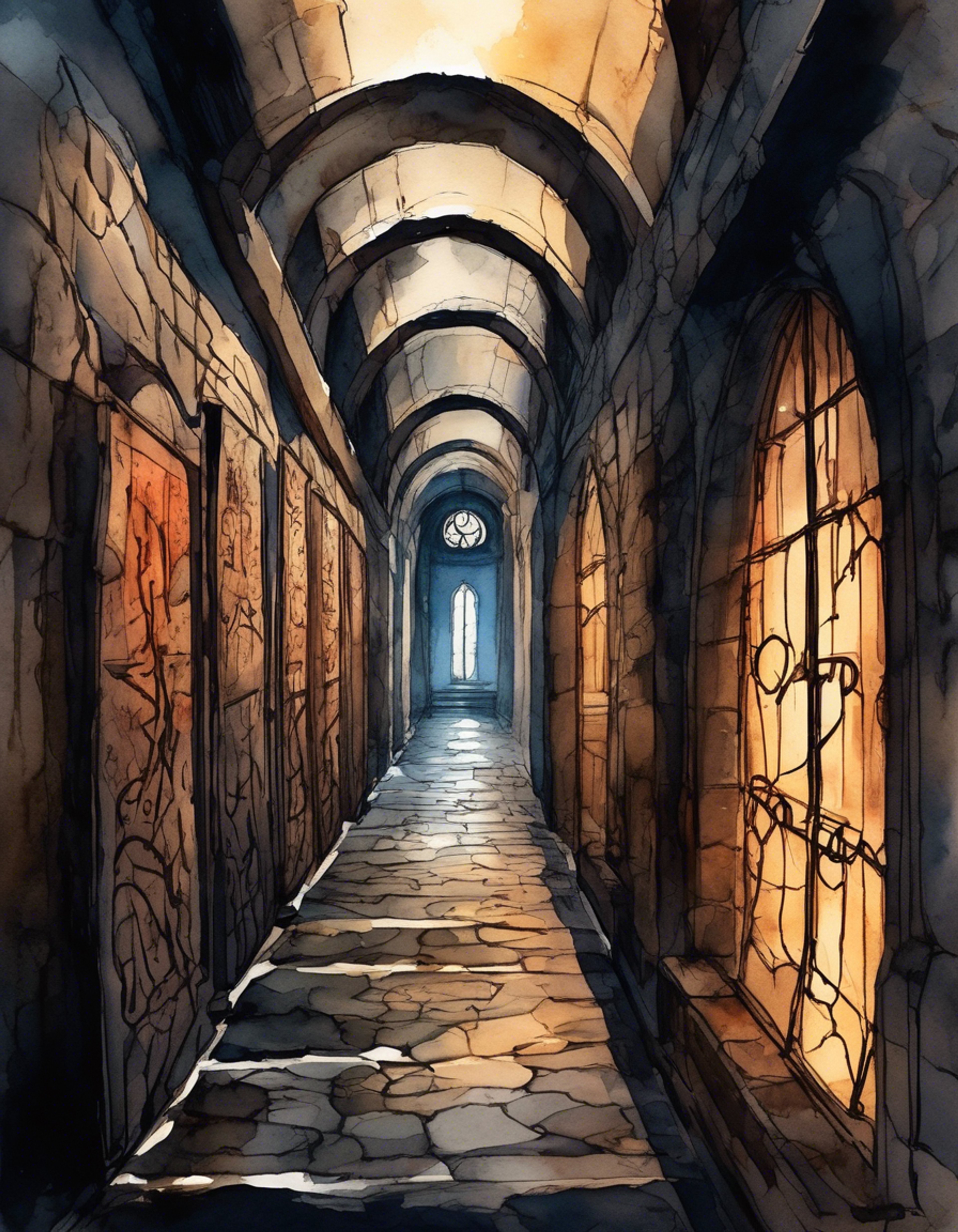 You find yourself facing off against a determined figure in striped clothing, their expression tired yet unwavering. The hostile atmosphere of Underfell surrounds you both as tension builds in this critical moment. Neither of you seems willing to back down from your positions, though violence isn't the answer either of you seeks.