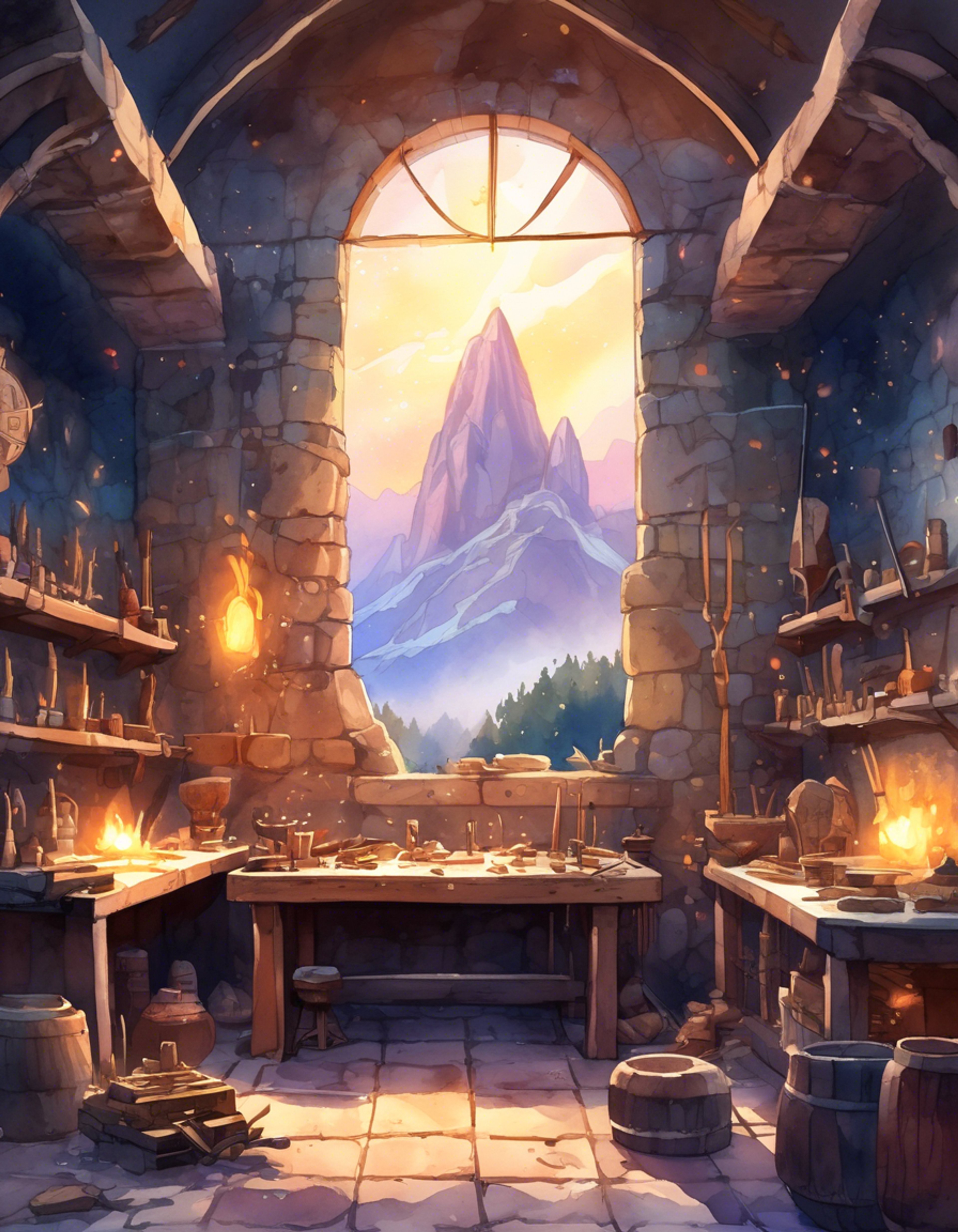 Following strange cosmic disturbances, you find yourself suddenly transported to Mu's sacred workshop in Jamir, where the enigmatic Saint works on repairing damaged Cloths. Though initially startled by your unexpected arrival, Mu's serene demeanor and wisdom may hold the key to understanding why you were drawn here. The ancient tower, filled with mystical artifacts and floating fragments of sacred armor, becomes both sanctuary and mystery as you and Mu work to unravel the cosmic threads that brought you to this sacred place.