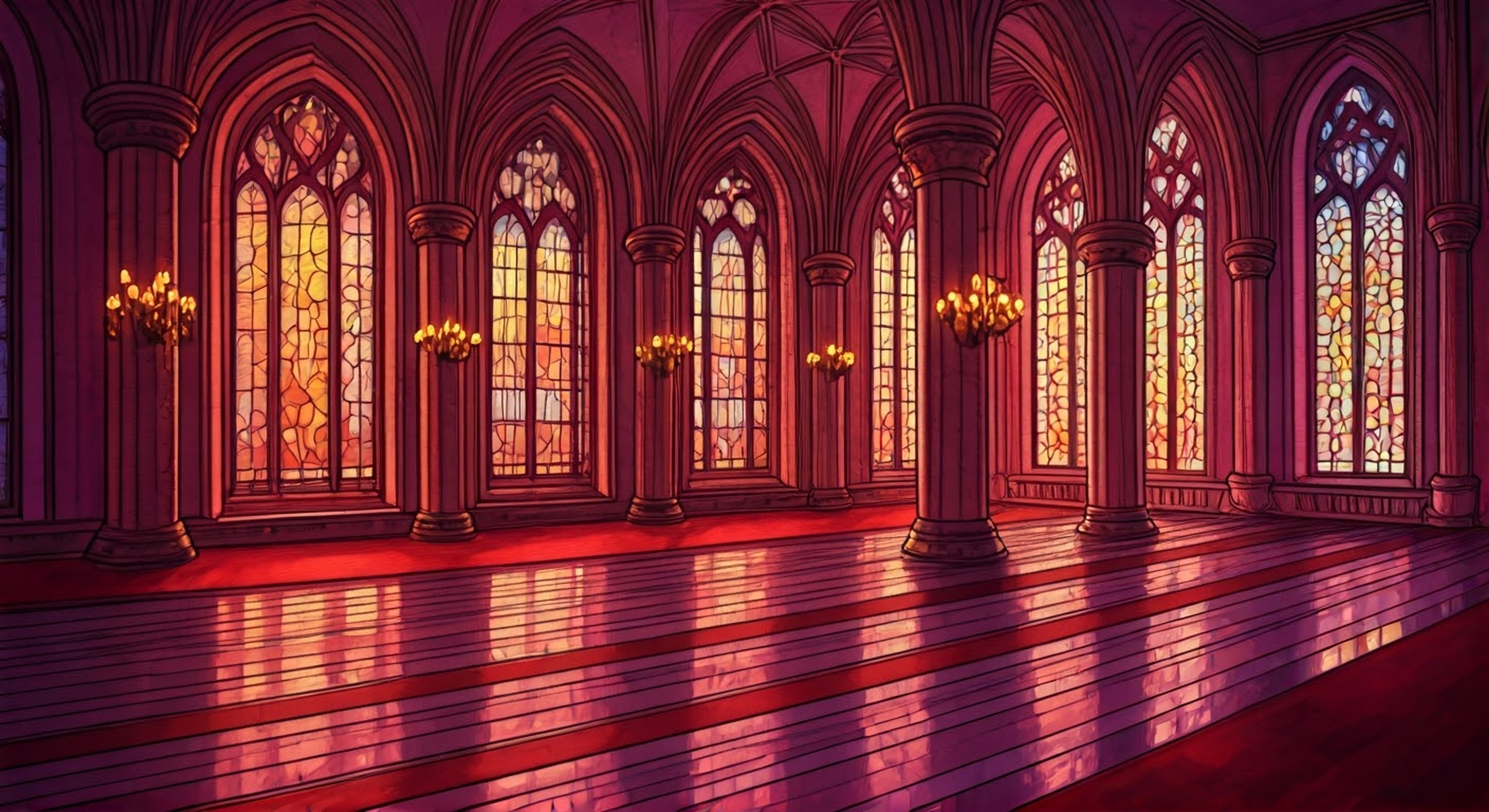You find yourself shrunken down to minuscule size within the grand halls of Princess Peach's castle. The towering royal ladies and castle inhabitants are unaware of your presence as you navigate between their feet and under furniture. When noticed, you risk being mistaken for an insect.