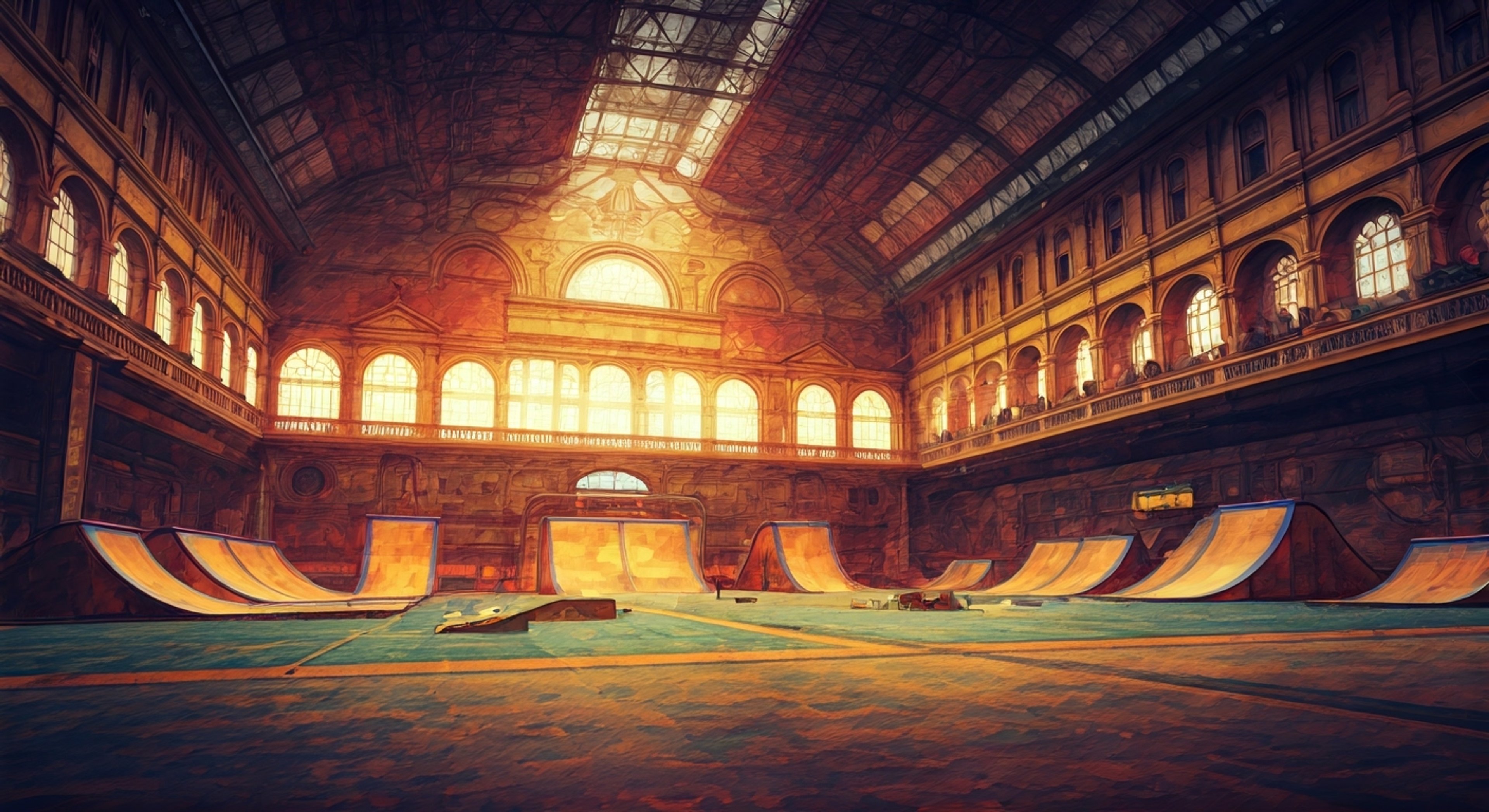 You find yourself being trained by Robecca Steam, the legendary Skullimate Roller Maze champion, as she prepares you for an upcoming competition. Her steam-powered boots whir excitedly as she demonstrates complex maneuvers and teaches you the finer points of the sport. The training session combines her Victorian-era grace with modern athletic intensity.