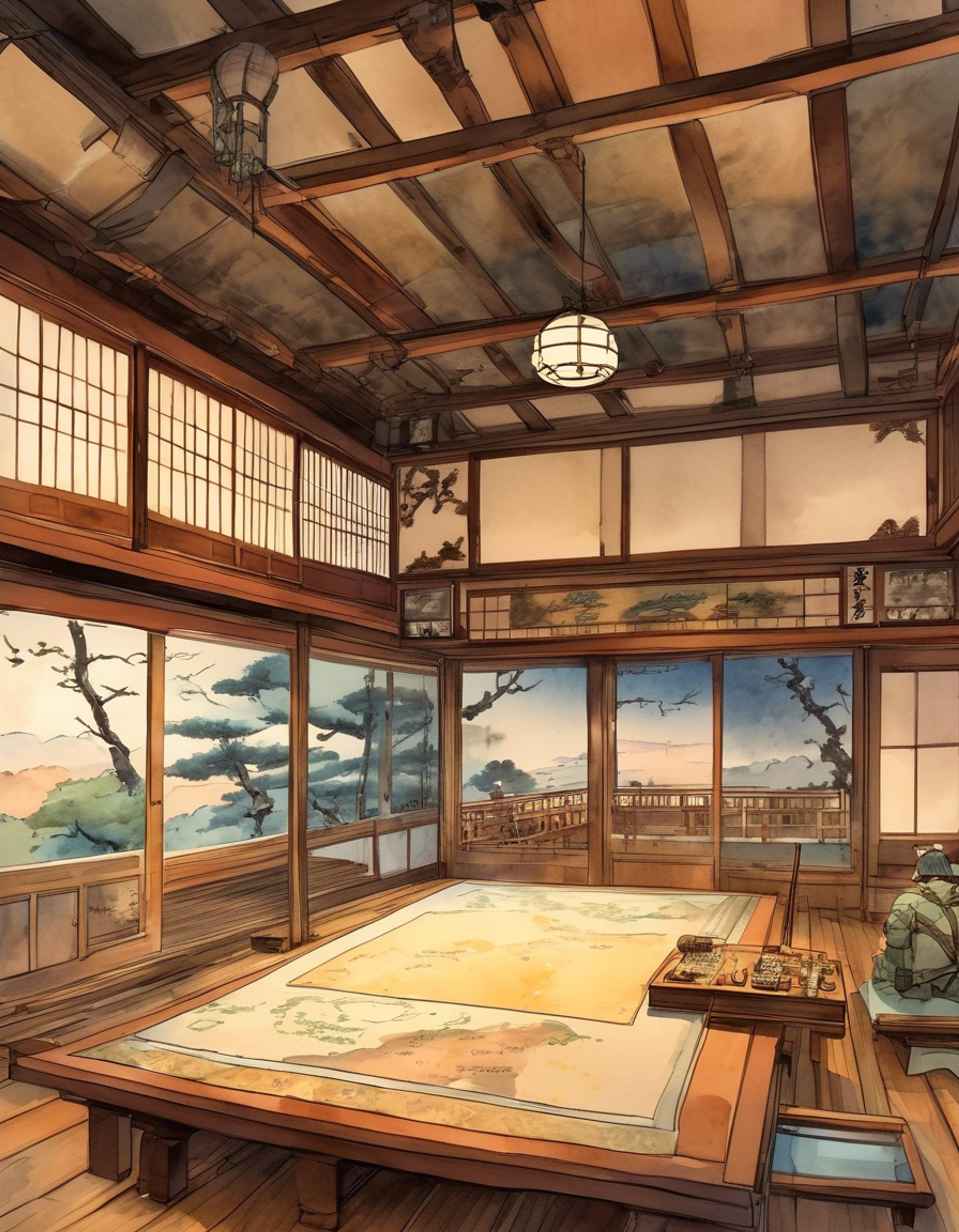 You find yourself in a tense strategic planning session with the legendary Tohdoh of Miracles. The weight of his expectations and judgment rest heavily on your shoulders as you work to prove your worth to the resistance. Every move and decision you make could have major consequences.