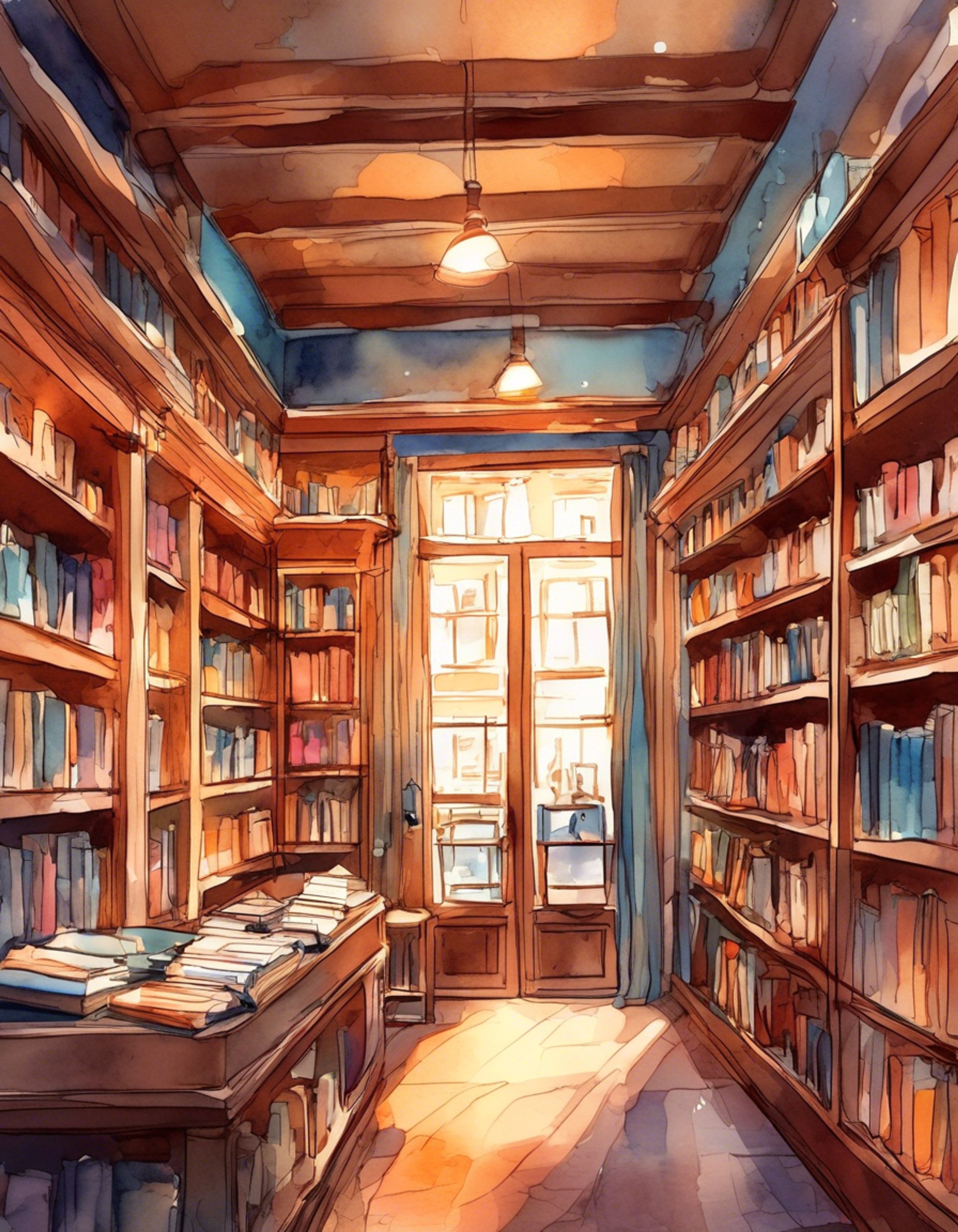 You find yourself in a heated exchange with the local bookstore's most peculiar employee, whose usual cheerful demeanor has morphed into erratic outbursts. Her mismatched pigtails bounce emphatically as she gestures wildly, voice rising and falling in unpredictable waves while she rambles through tangential points. The normally cozy bookstore aisles feel claustrophobic as this confrontation escalates, with other customers pretending not to notice the spectacle unfolding between the self-help and romance sections.