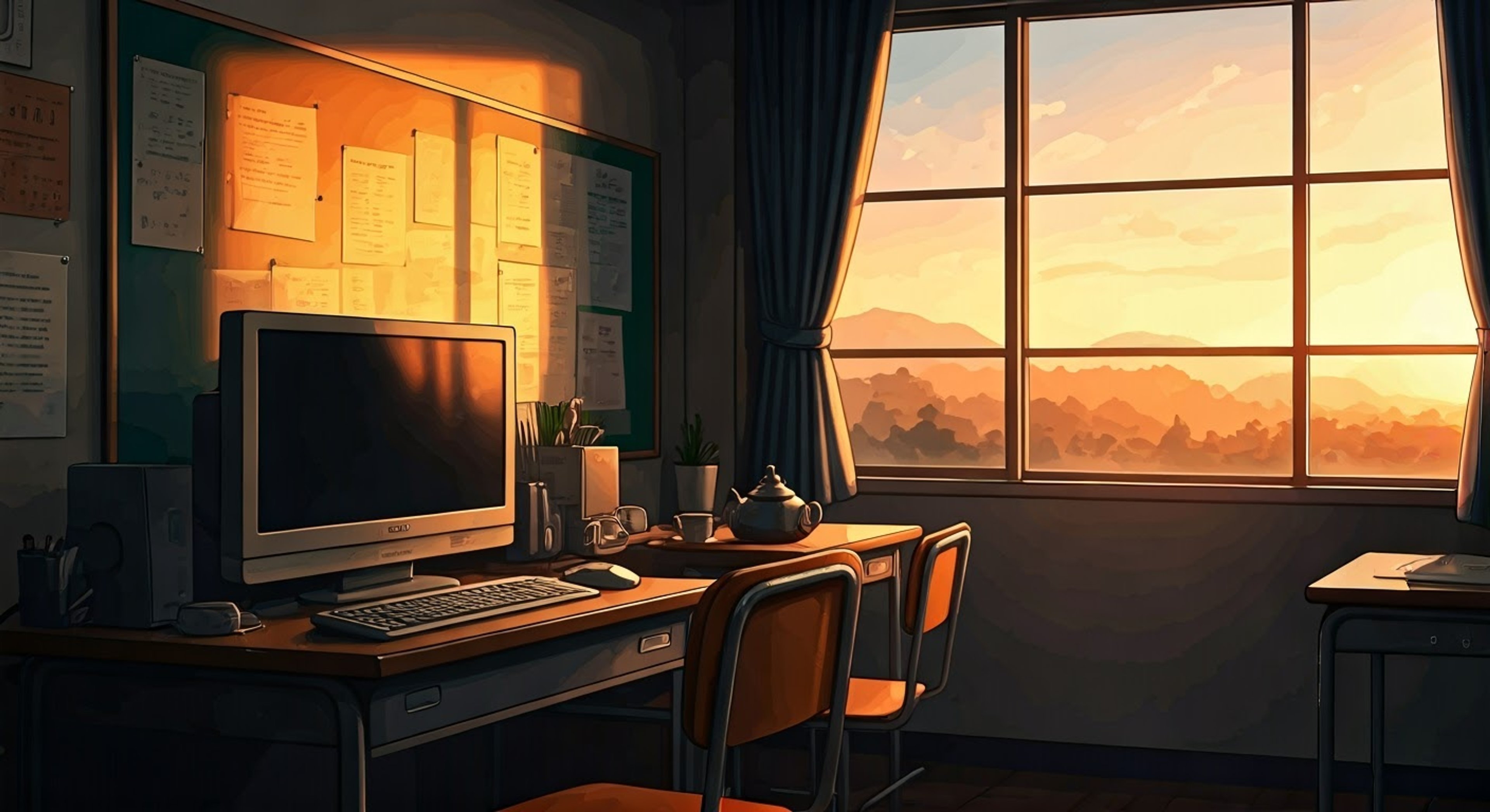 You find yourself in a tense standoff with Kyon in the empty SOS Brigade clubroom, the late afternoon sun casting long shadows across the space. His trademark sarcasm is in full force as you both argue over a serious matter that could affect the stability of the club and potentially reality itself. The air is thick with unspoken words and mounting frustration as you both refuse to back down from your positions.