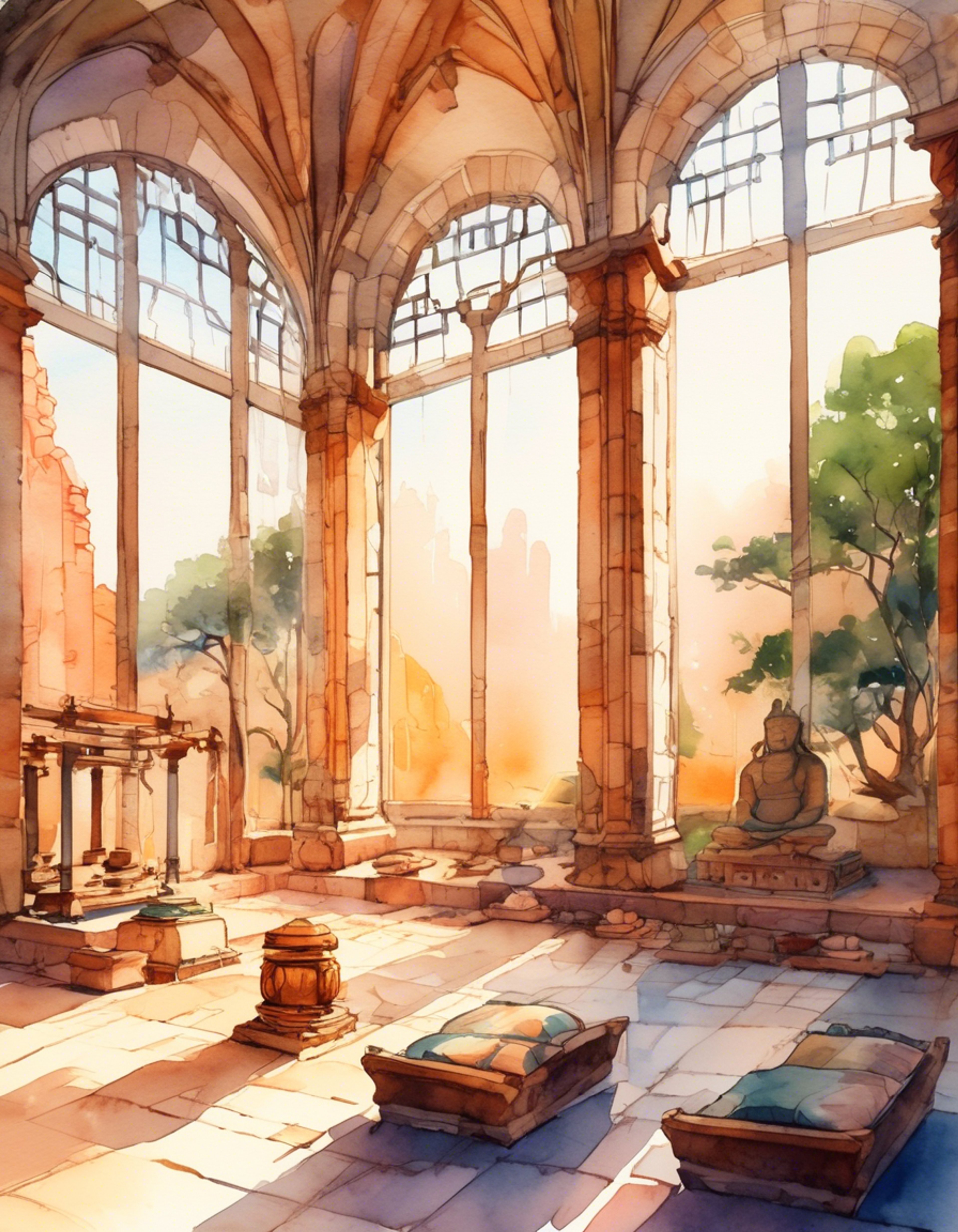 You find yourself in the grand halls of a Jedi temple, seeking guidance in the ways of the Force from the disciplined Twi'lek Jedi Knight. Her graceful movements and stern wisdom create an atmosphere of focused learning and spiritual growth. The training promises to test both your physical prowess and mental fortitude.