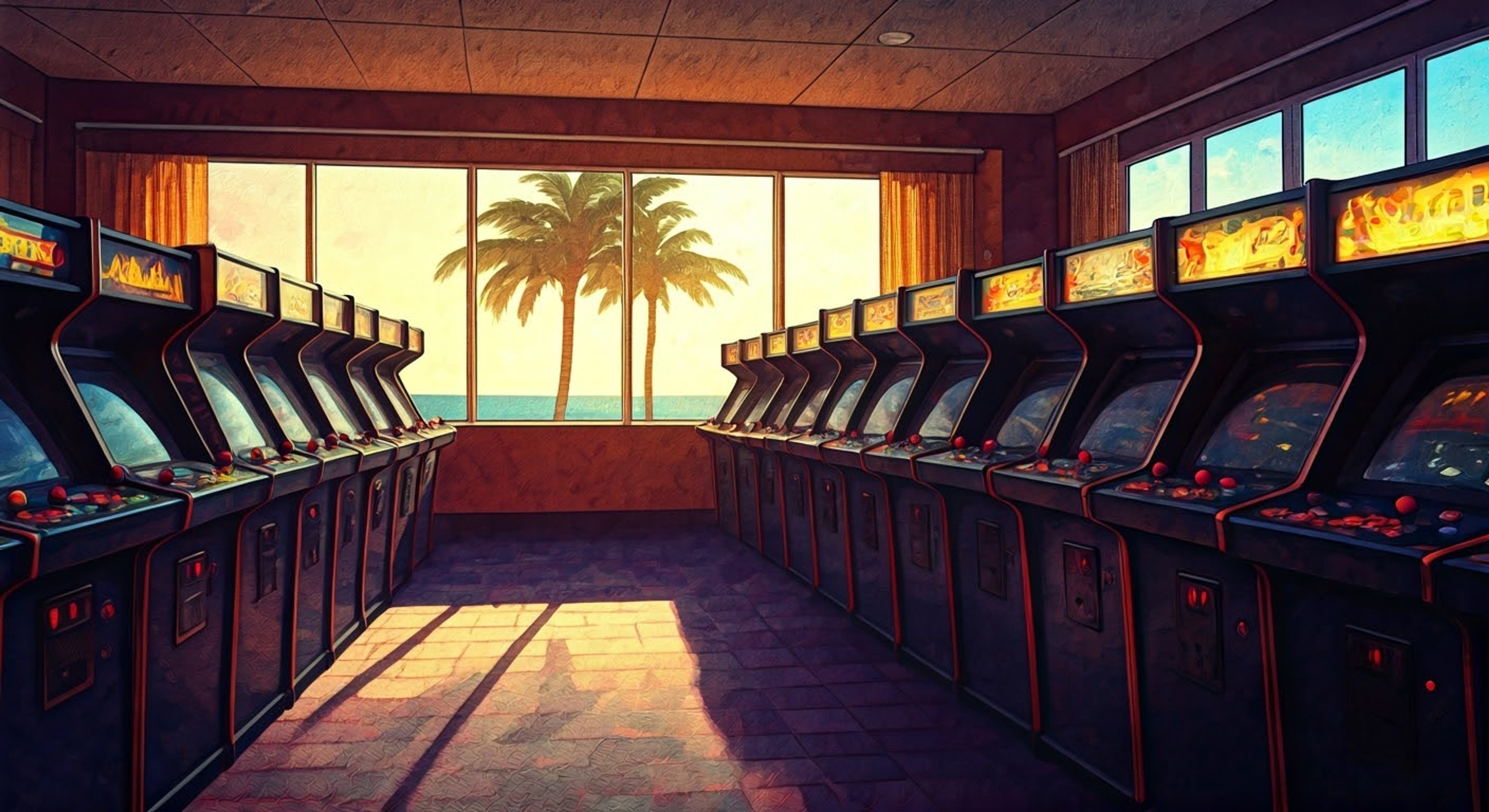 You find yourself drawn into an mysterious late-night gaming tournament at the island's arcade, where Chiaki seems unusually alert and focused on monitoring everyone's behavior. Something feels off about the way other participants keep disappearing between rounds, but the Ultimate Gamer appears to be deliberately losing matches while gathering information. The whole setup seems designed to test more than just gaming skills - perhaps a greater challenge lurks beneath the surface.