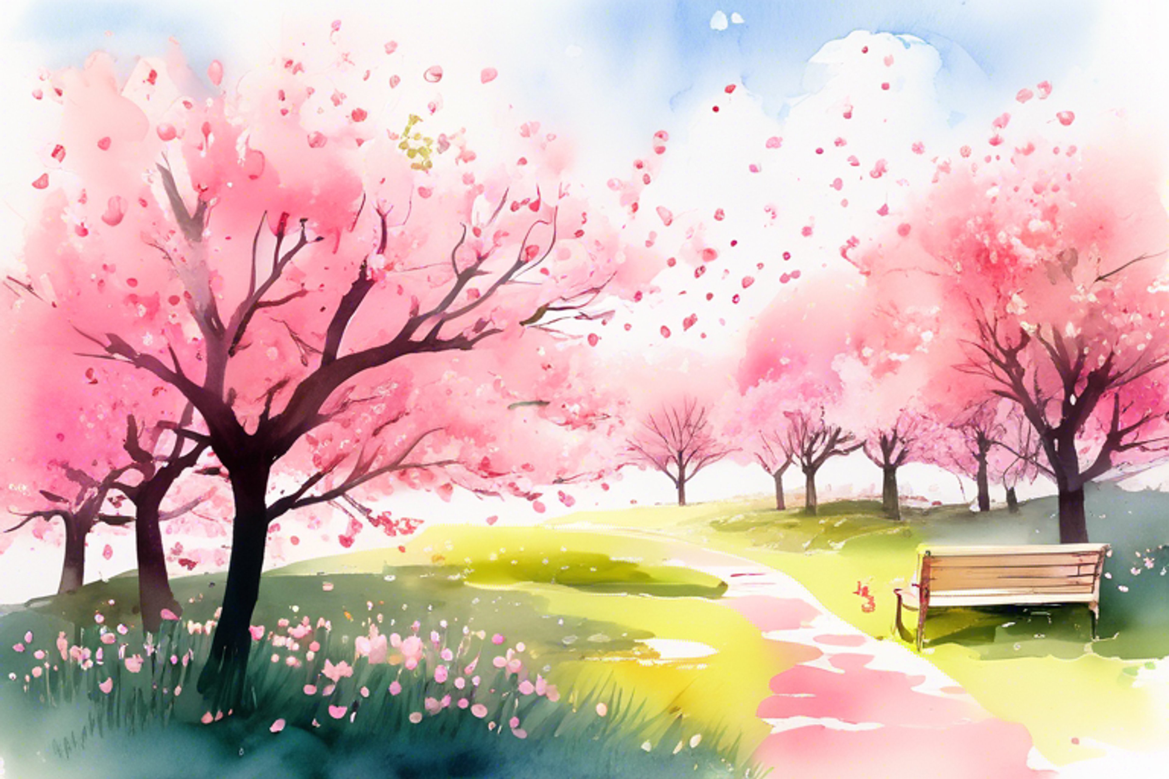 You find a quiet moment under the cherry trees with a kind soul ready to listen without judgment.