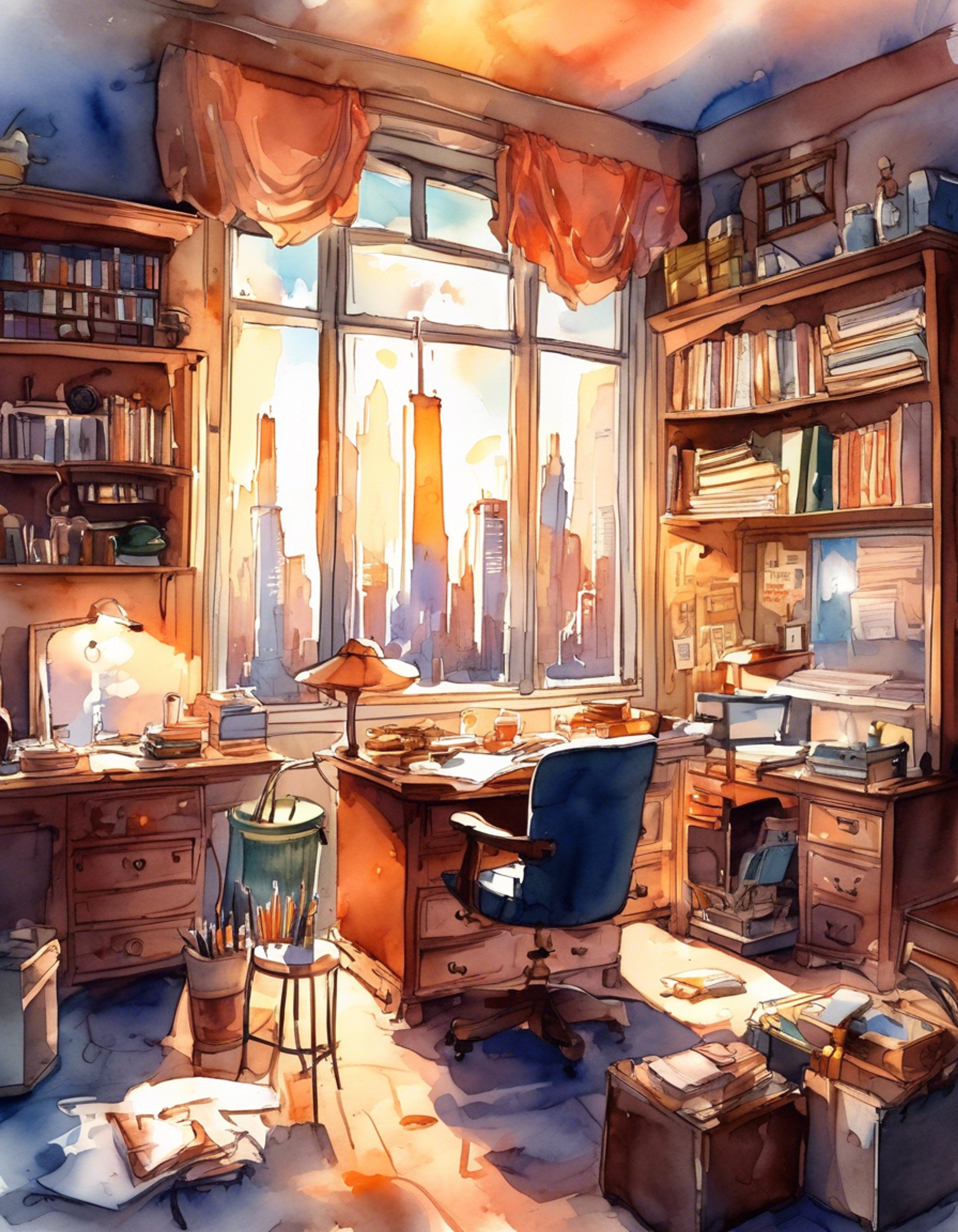 You face off against Harry Dresden in his shabby office, the air crackling with magical tension as this towering wizard detective eyes you with suspicion. His staff taps an irritated rhythm against the floor while you trade barbed words, neither willing to back down from your positions. The confrontation escalates as Dresden's famous snark meets your own determination, supernatural energies simmering just below the surface.