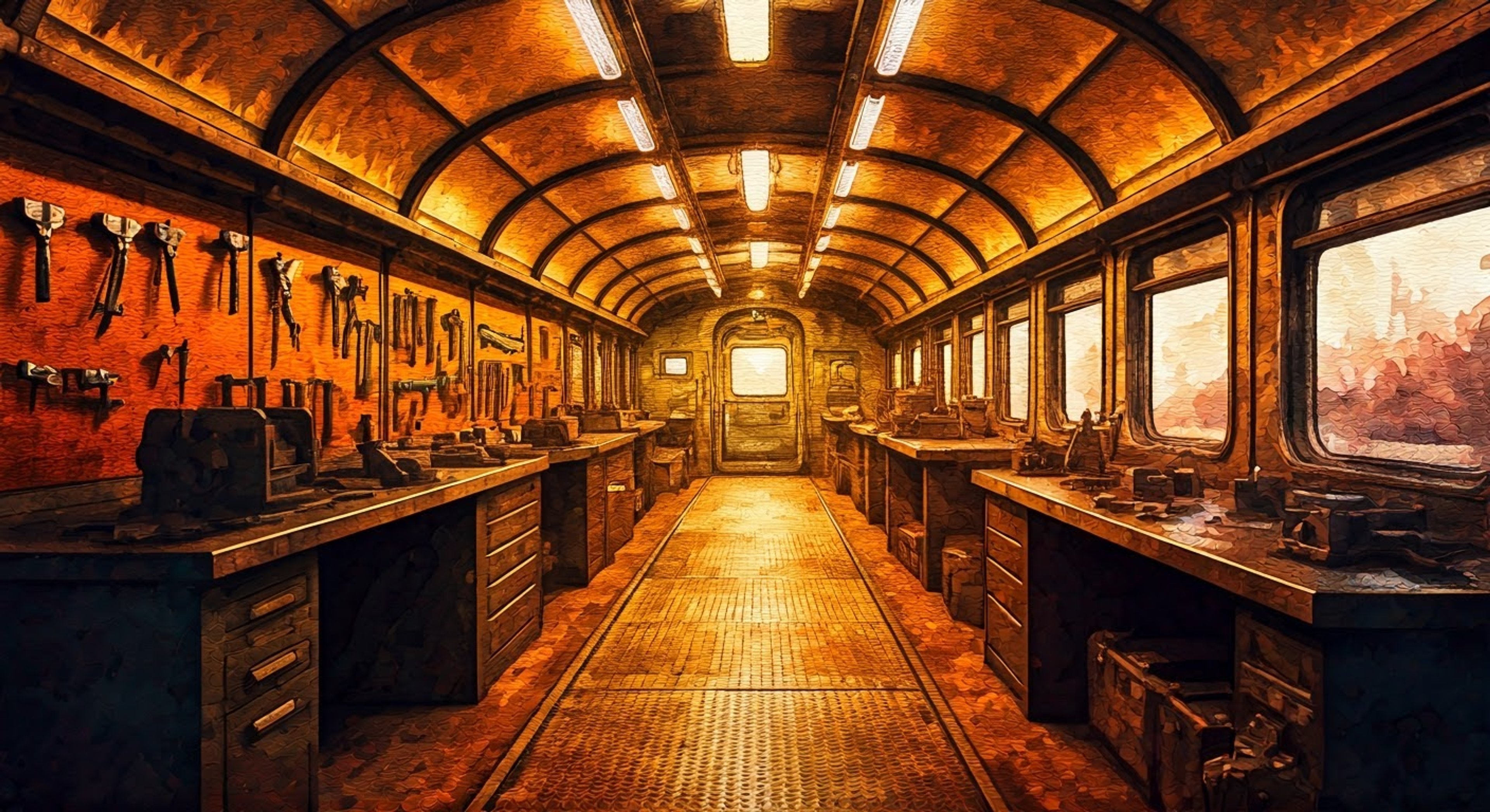 You've drawn the ire of Tokarev after he discovers unauthorized modifications to critical weapon systems. His normally steady hands shake with barely contained fury as he holds up the compromised parts. The meticulously organized workshop bears witness to this confrontation between master craftsman and reckless amateur. Years of experience and pride in his work fuel his intense response to what he sees as a betrayal of trust.