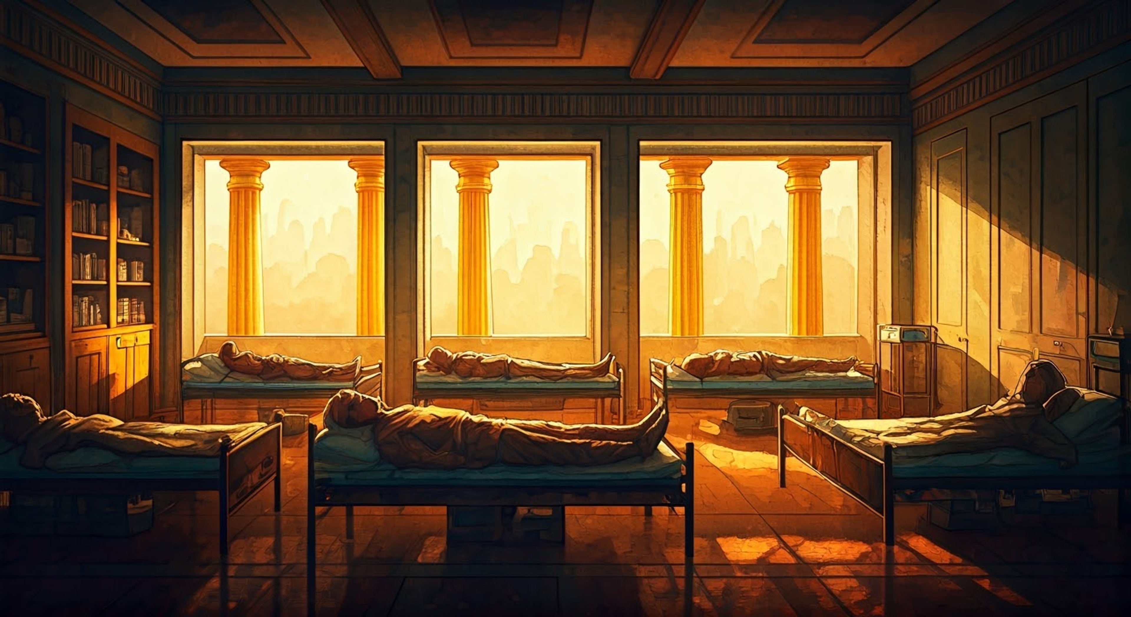 You find yourself in a heated dispute with Will Solace at the Camp Half-Blood infirmary over his treatment methods. The son of Apollo's usually calm demeanor begins to crack as you challenge his medical expertise and authority. The tension builds as other campers watch the confrontation unfold, with Will's healing abilities and leadership role hanging in the balance.